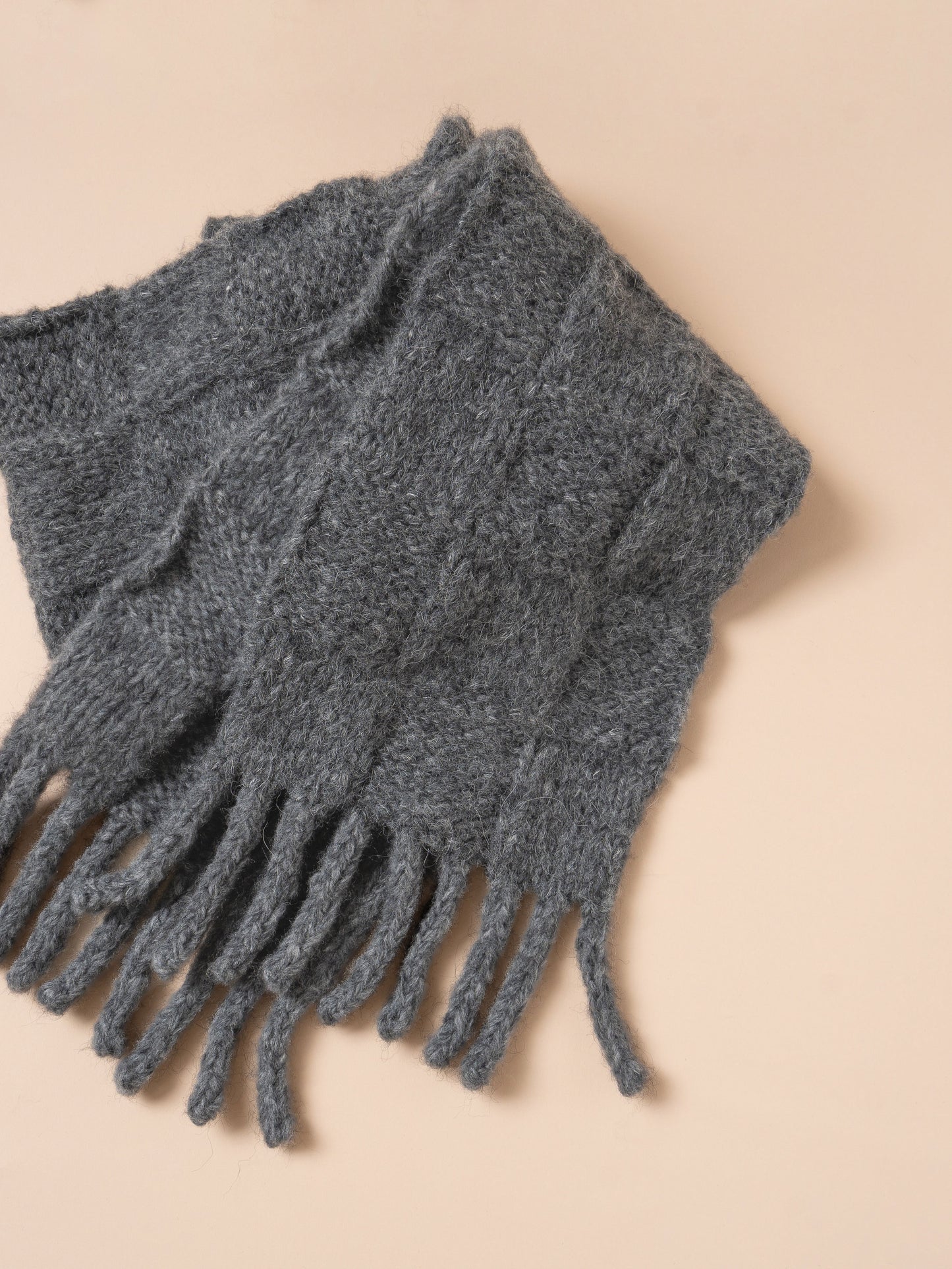 [PDF 도안] 울알코 청키 체크 목도리 (KOREAN)