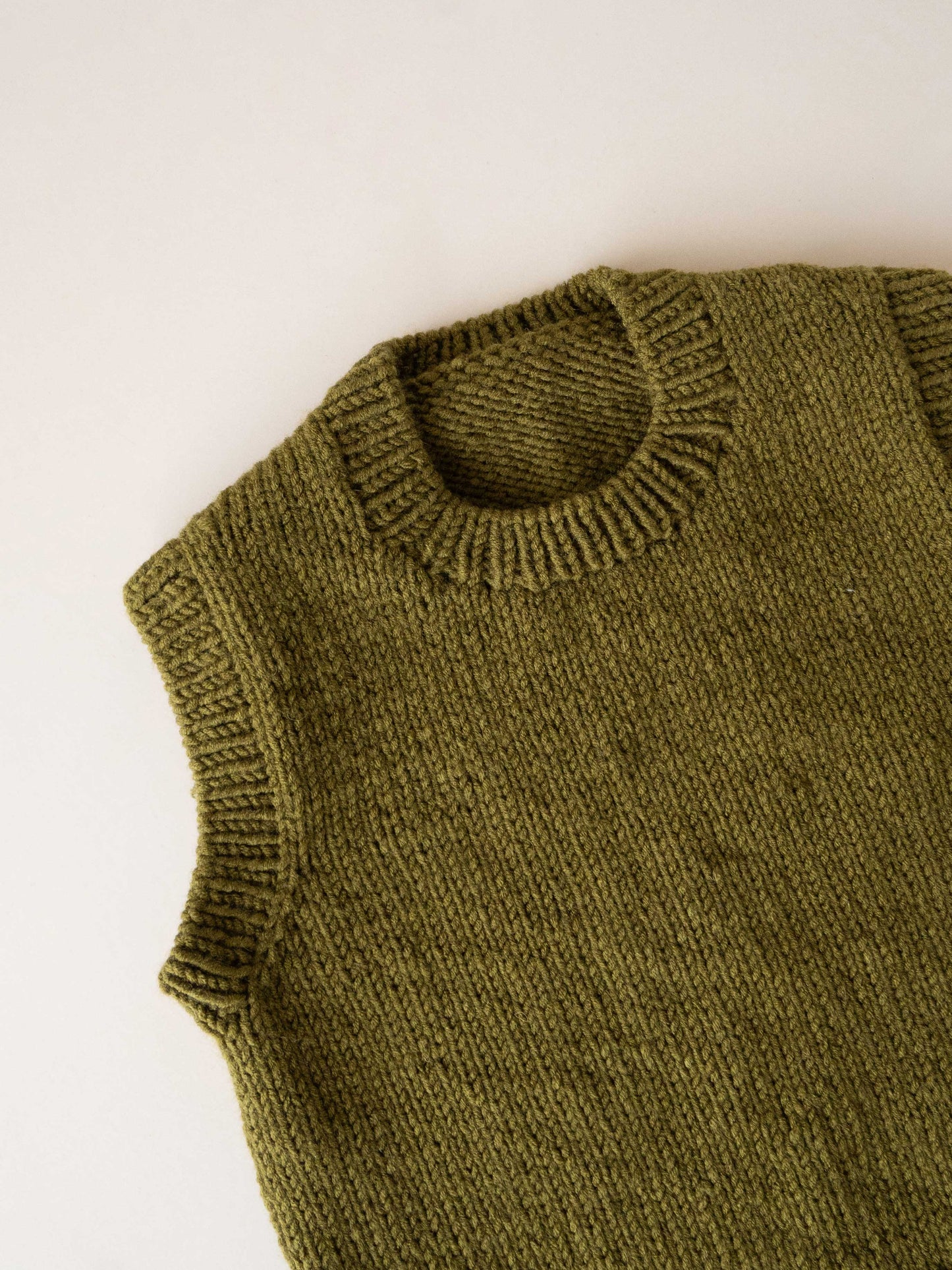 [PDF] New Teddywool Top-down Round-neck Vest (ENGLISH)