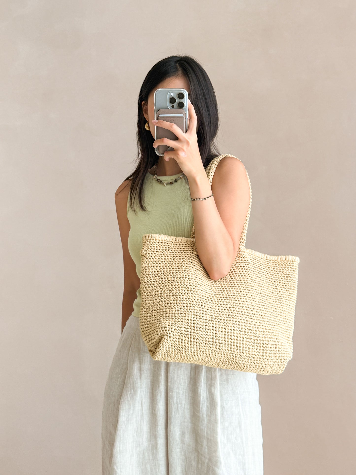 [PDF] Cupro Raffia Big Bag (ENGLISH)