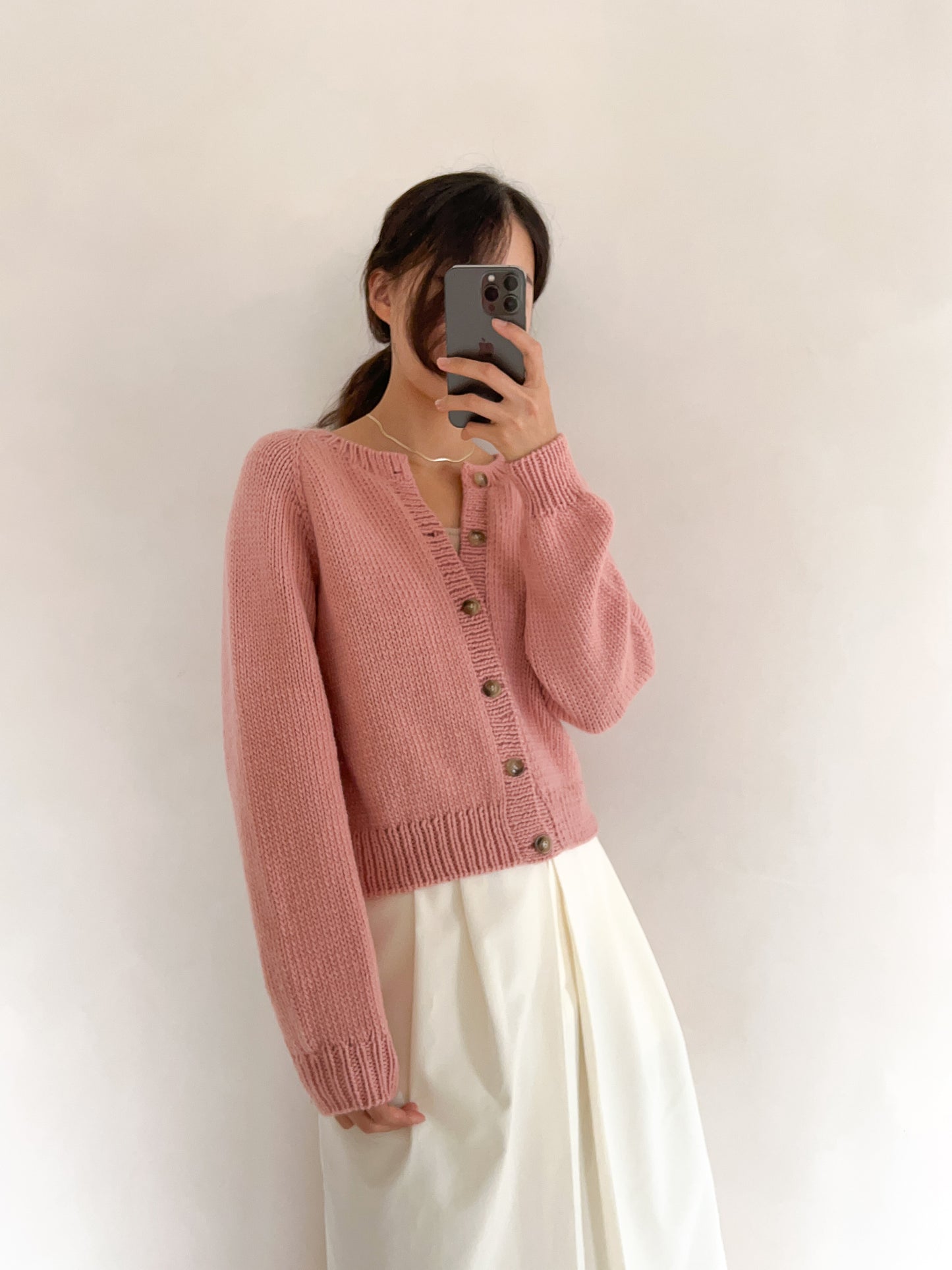 [PDF] Seven Easy Round Neck Top-down Cardigan (ENGLISH)