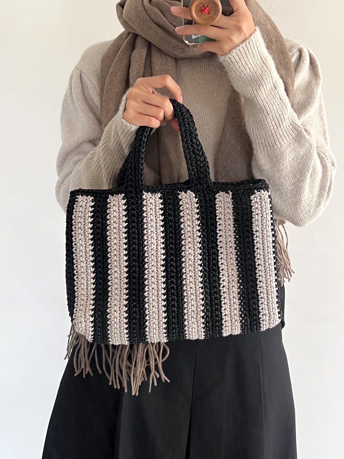[PDF] I'm Not Leather Striped Bag (ENGLISH)