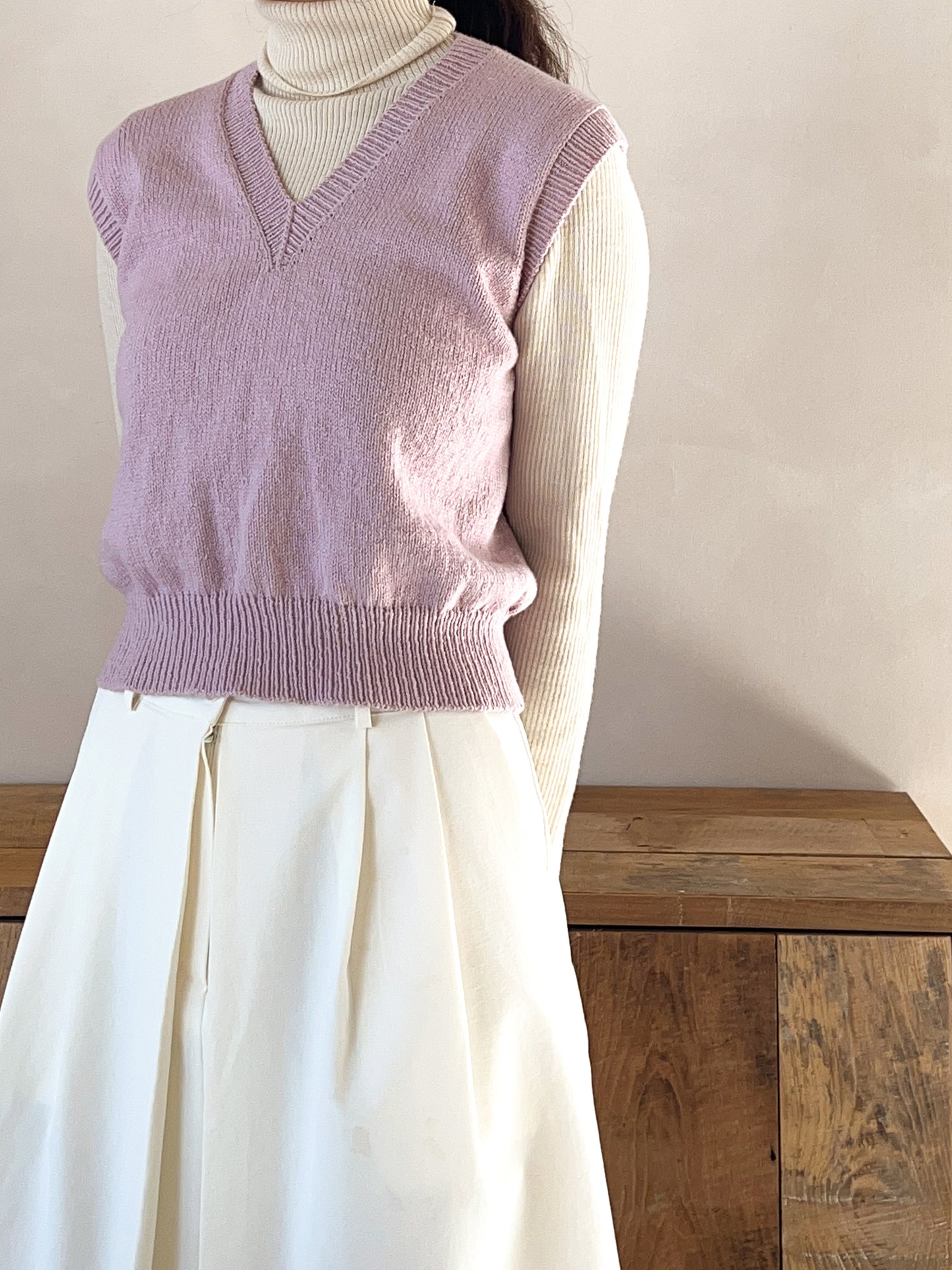 [PDF] Airy Cotton Basic V-neck Vest (ENGLISH)