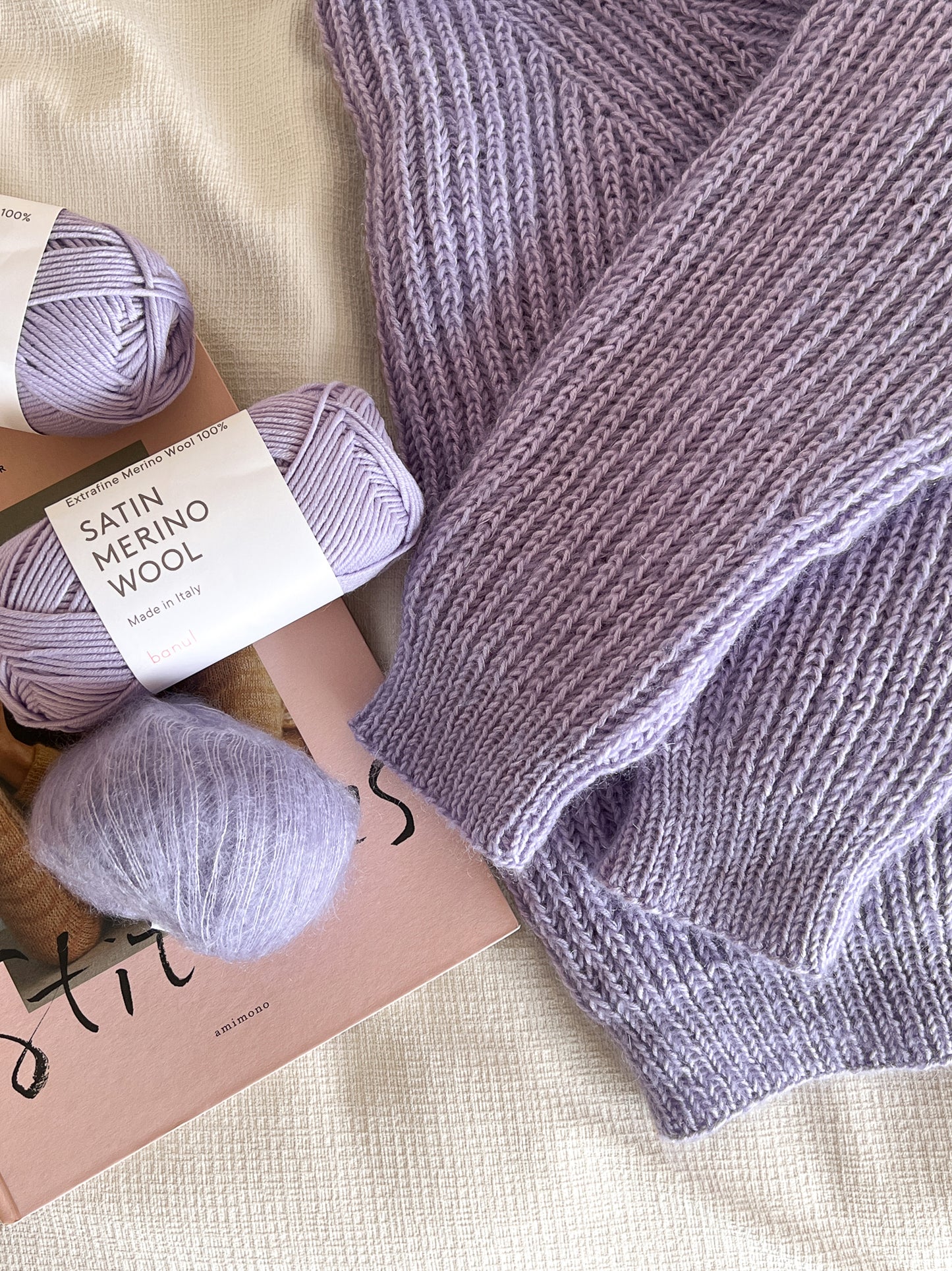 [PDF] Satin Merino Wool & Mulberry Silk Mohair Avo Brioche Sweater (ENGLISH)