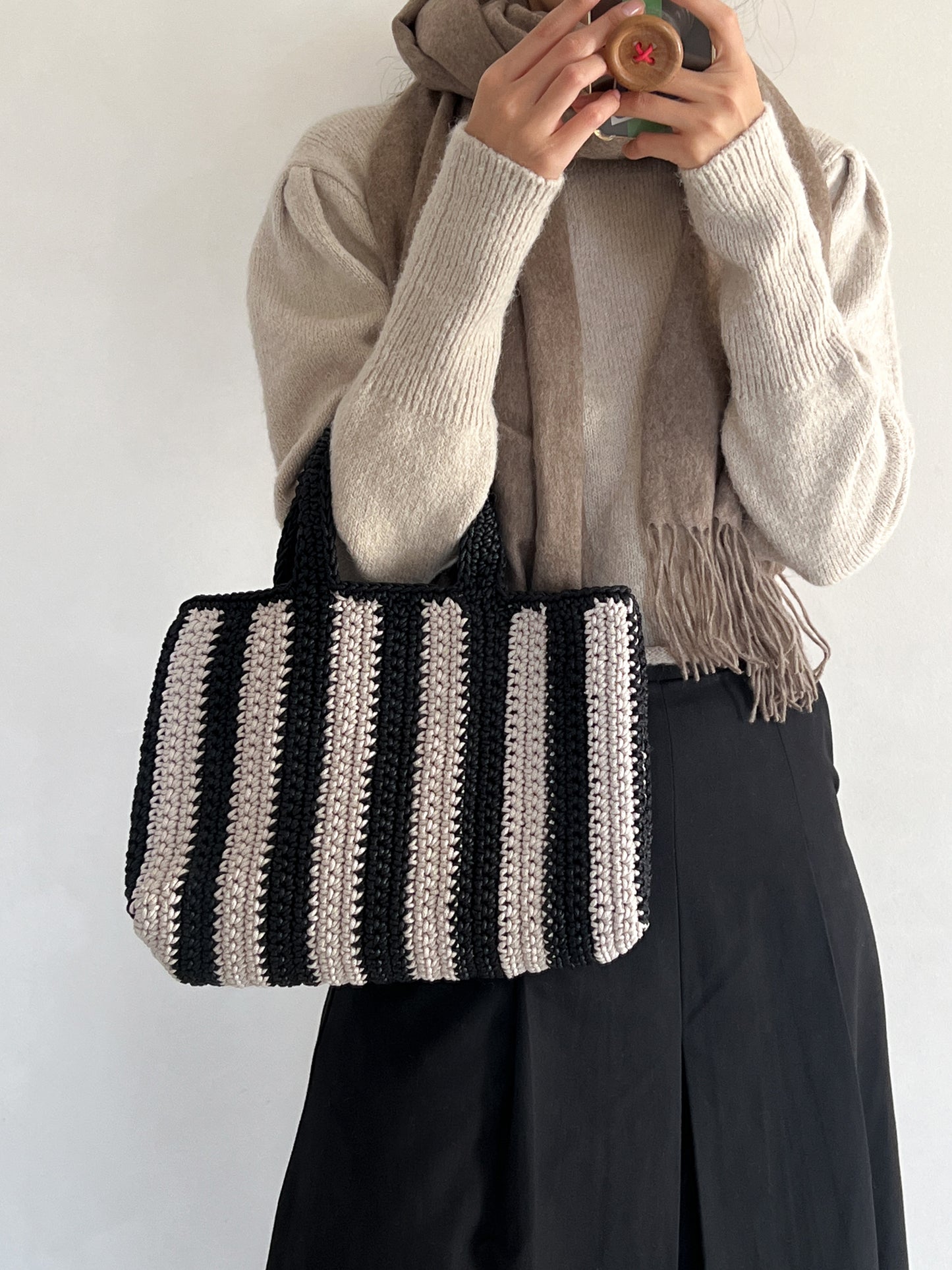 [PDF] I'm Not Leather Striped Bag (ENGLISH)