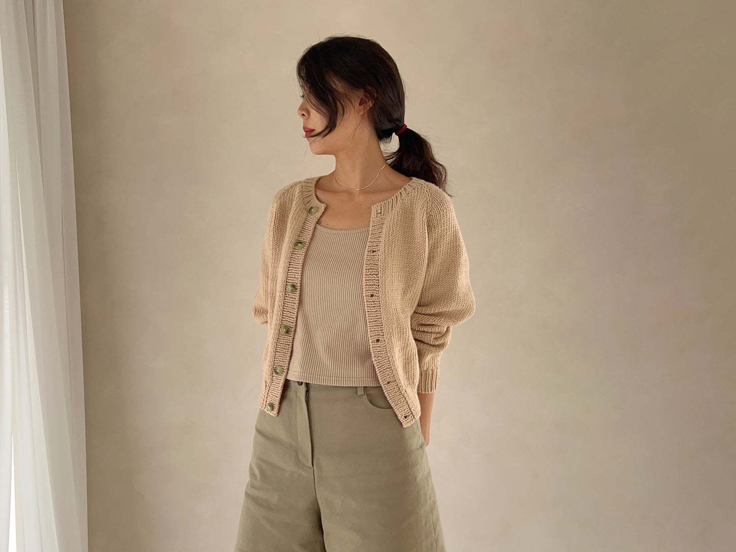 [PDF] Seven Easy Round Neck Top-down Cardigan (ENGLISH)