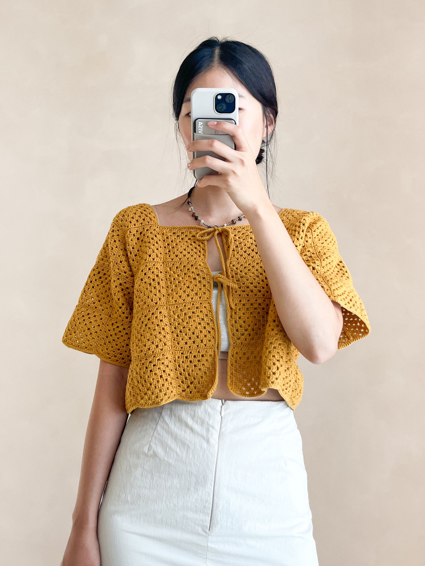 [PDF 도안] 베지터블 코바늘 모티브 가디건 (KOREAN)