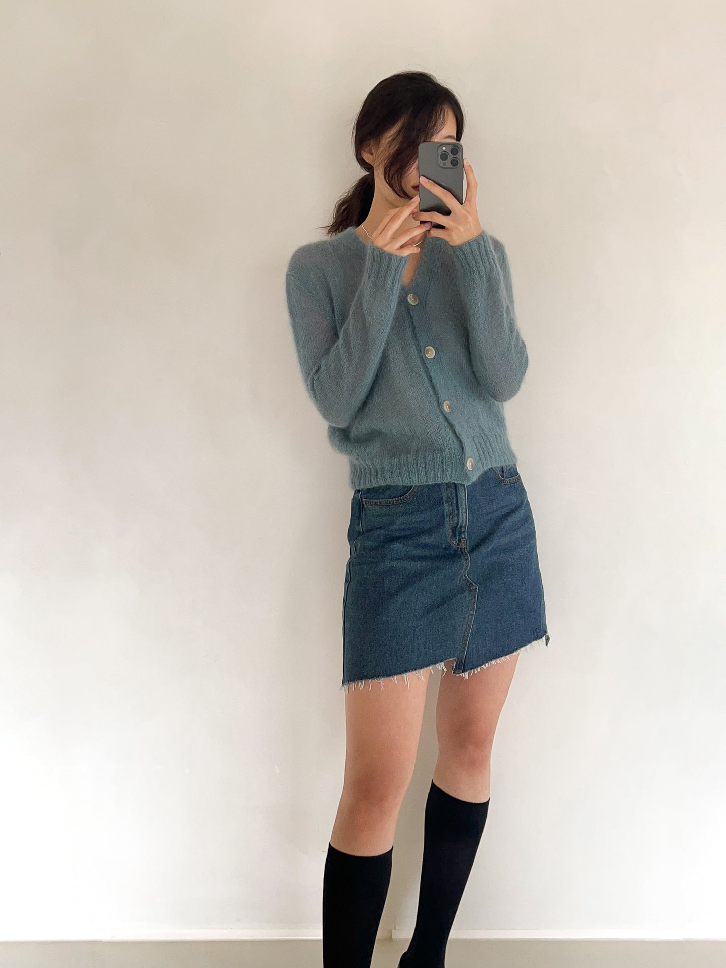 [PDF] Mulberry Silk Mohair Fog Cardigan (ENGLISH)