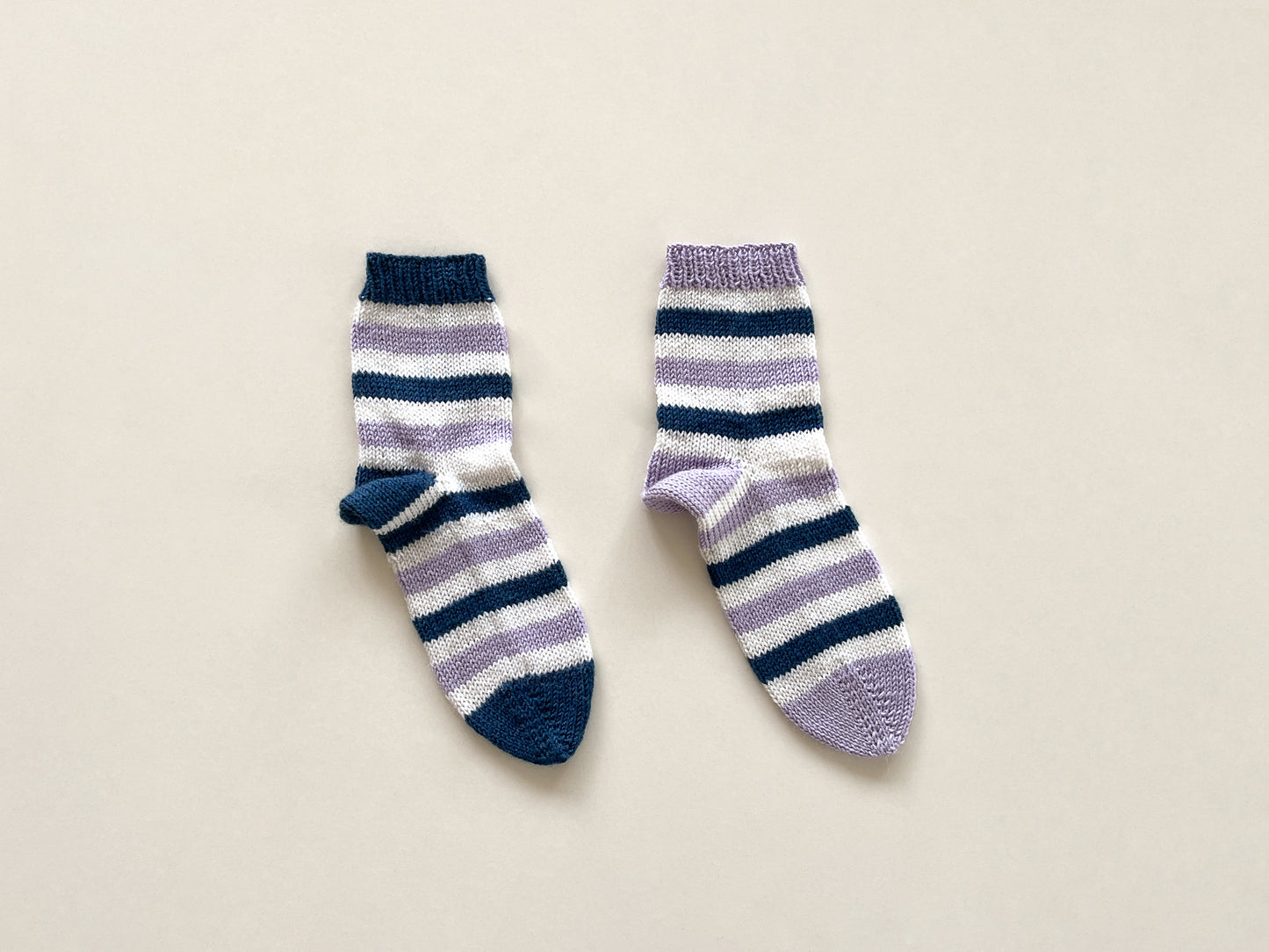 [PDF] Satin Merino Wool Striped Socks (ENGLISH)