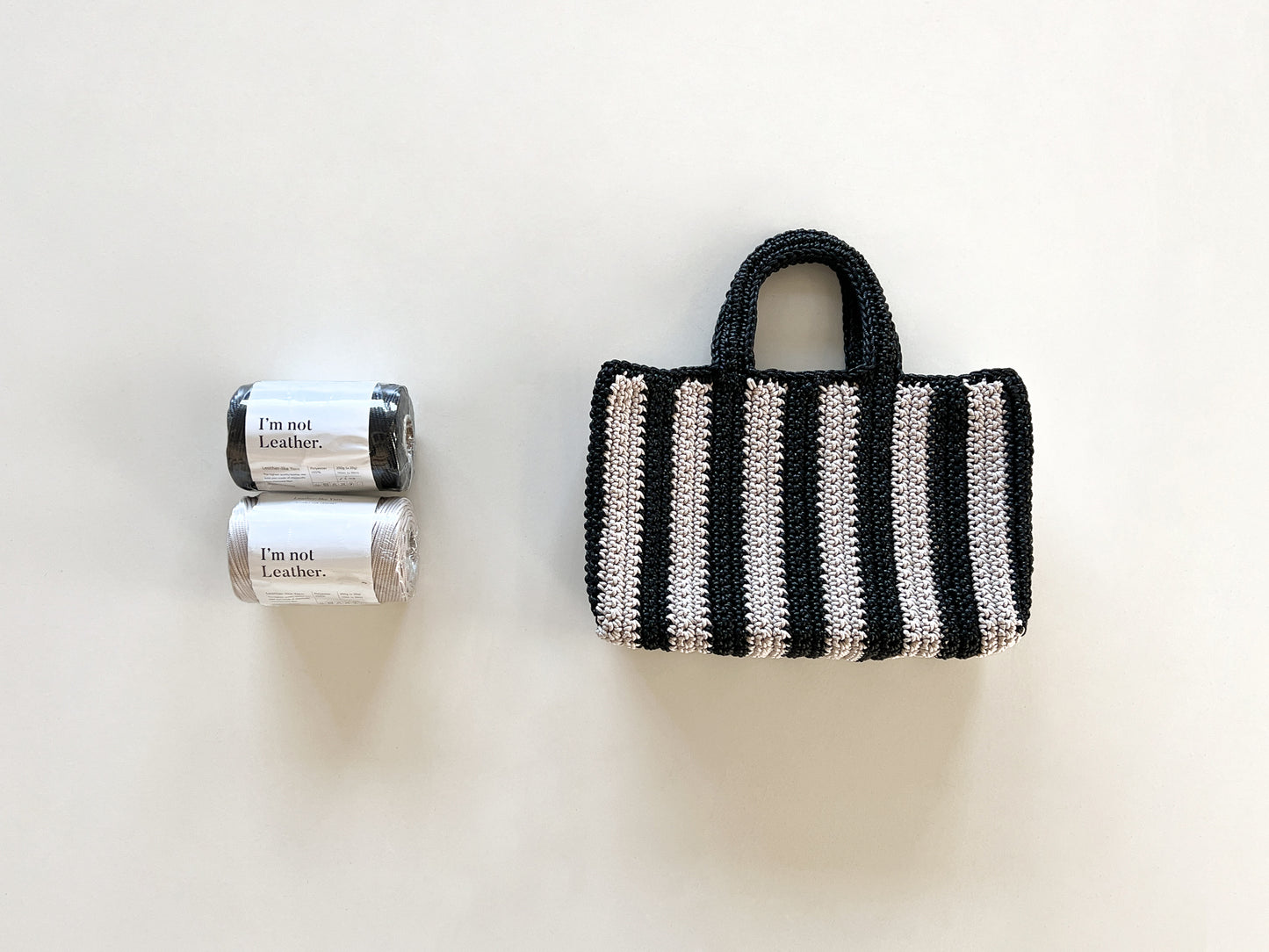 [PDF] I'm Not Leather Striped Bag (ENGLISH)
