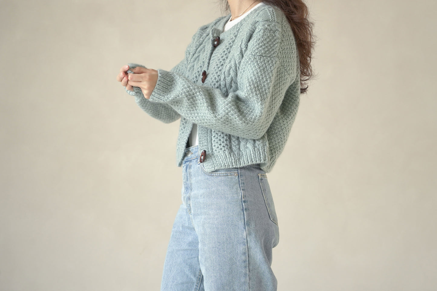 [PDF] Fairy Peanut Cable Cardigan (ENGLISH)