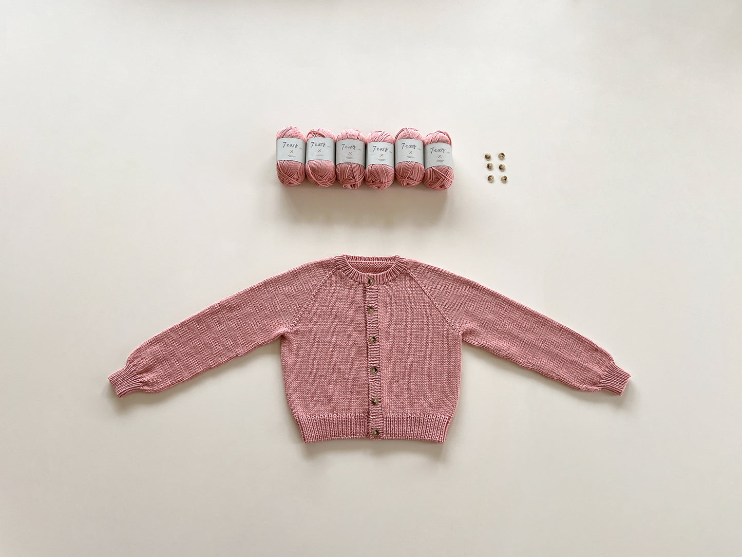 [PDF] Seven Easy Round Neck Top-down Cardigan (ENGLISH)