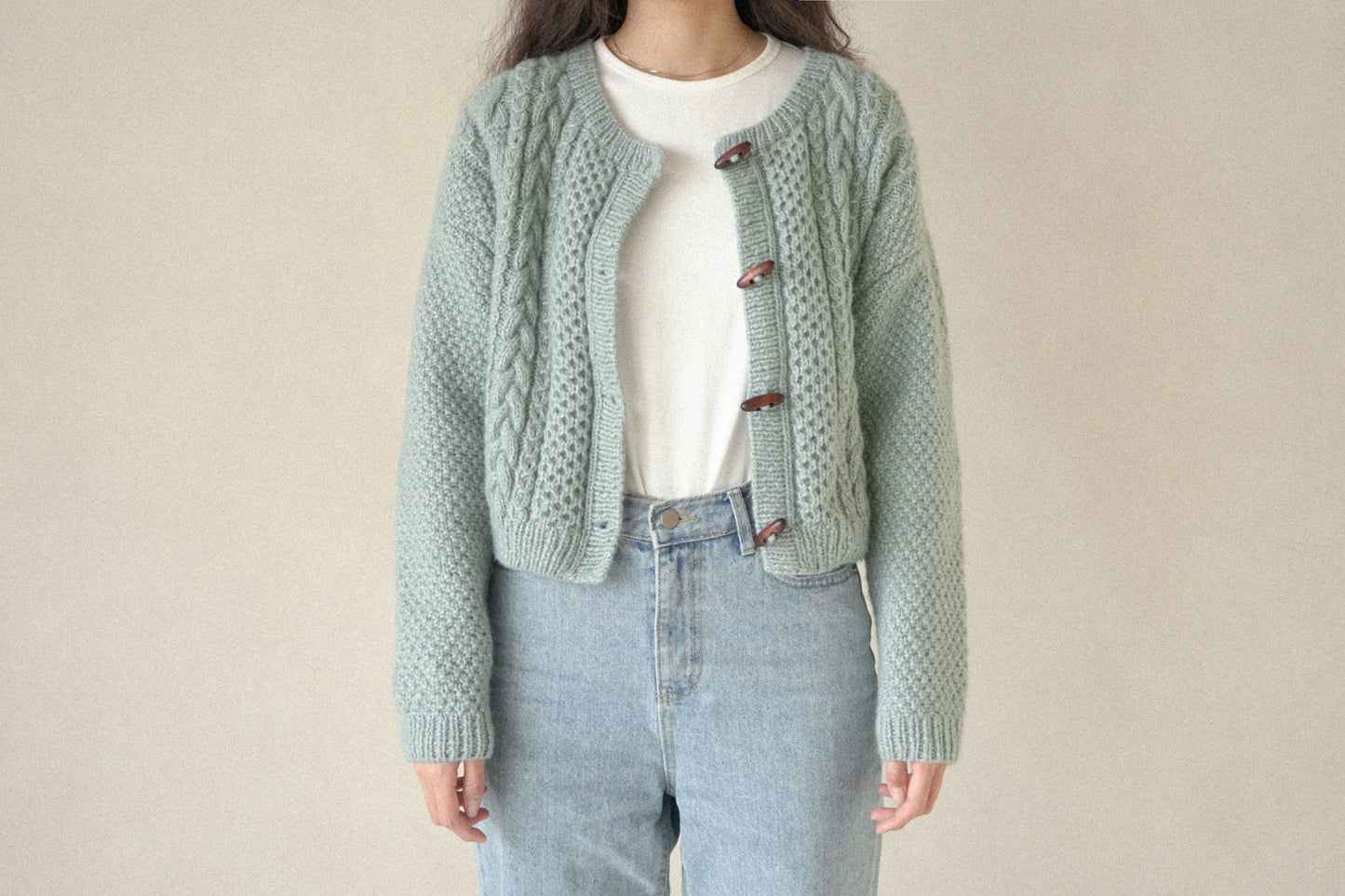 [PDF] Fairy Peanut Cable Cardigan (ENGLISH)