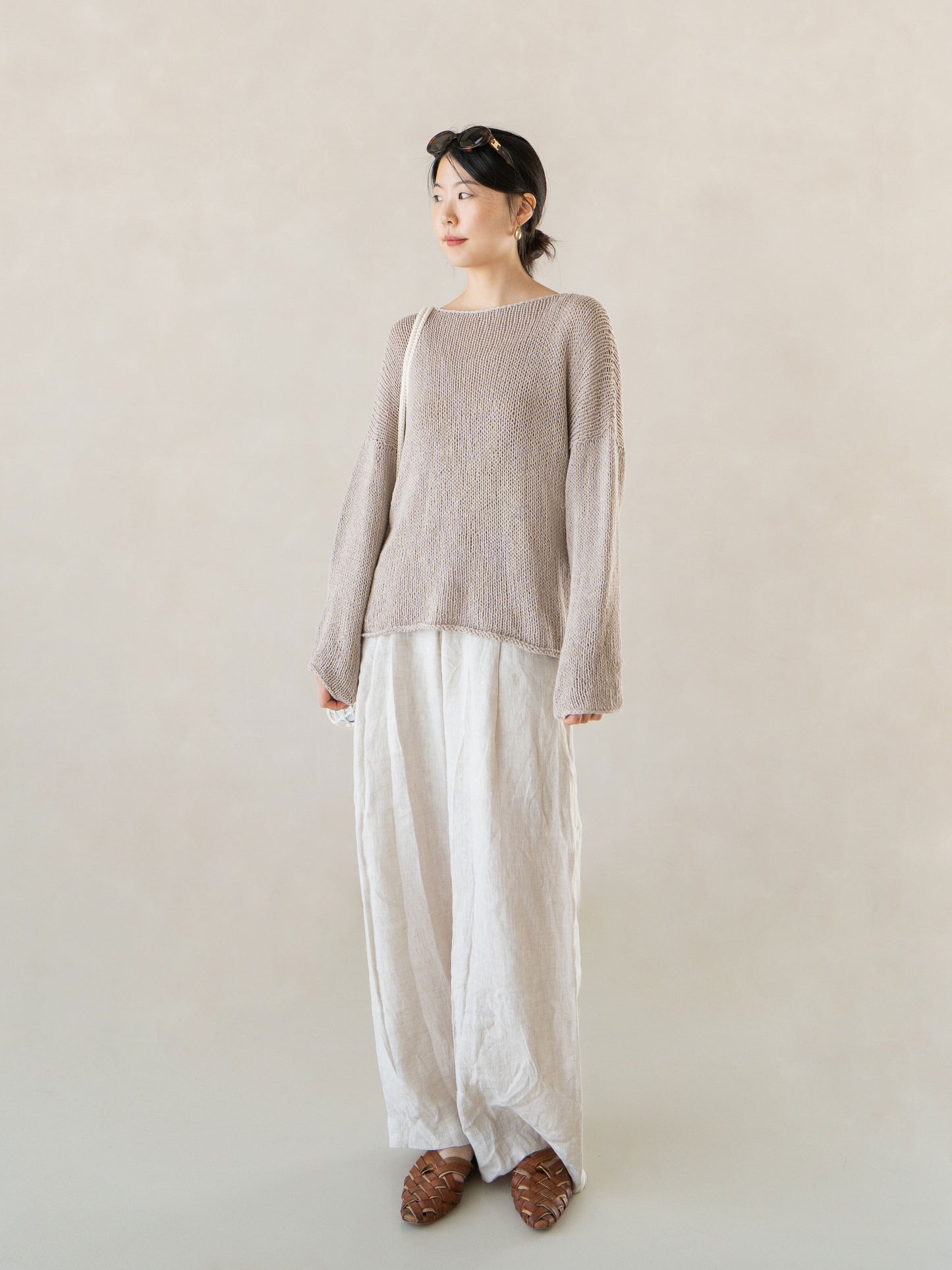 [PDF] Linendale Top-Down Gmool Sweater (ENGLISH)