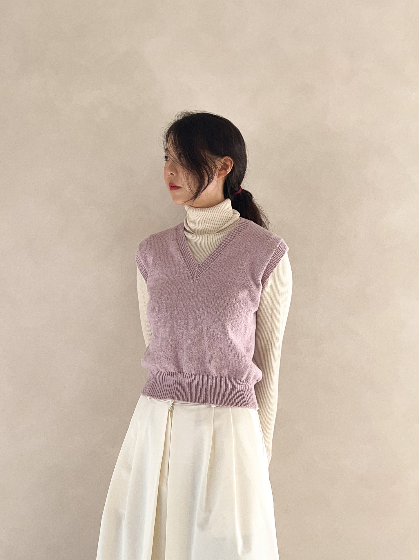 [PDF] Airy Cotton Basic V-neck Vest (ENGLISH)