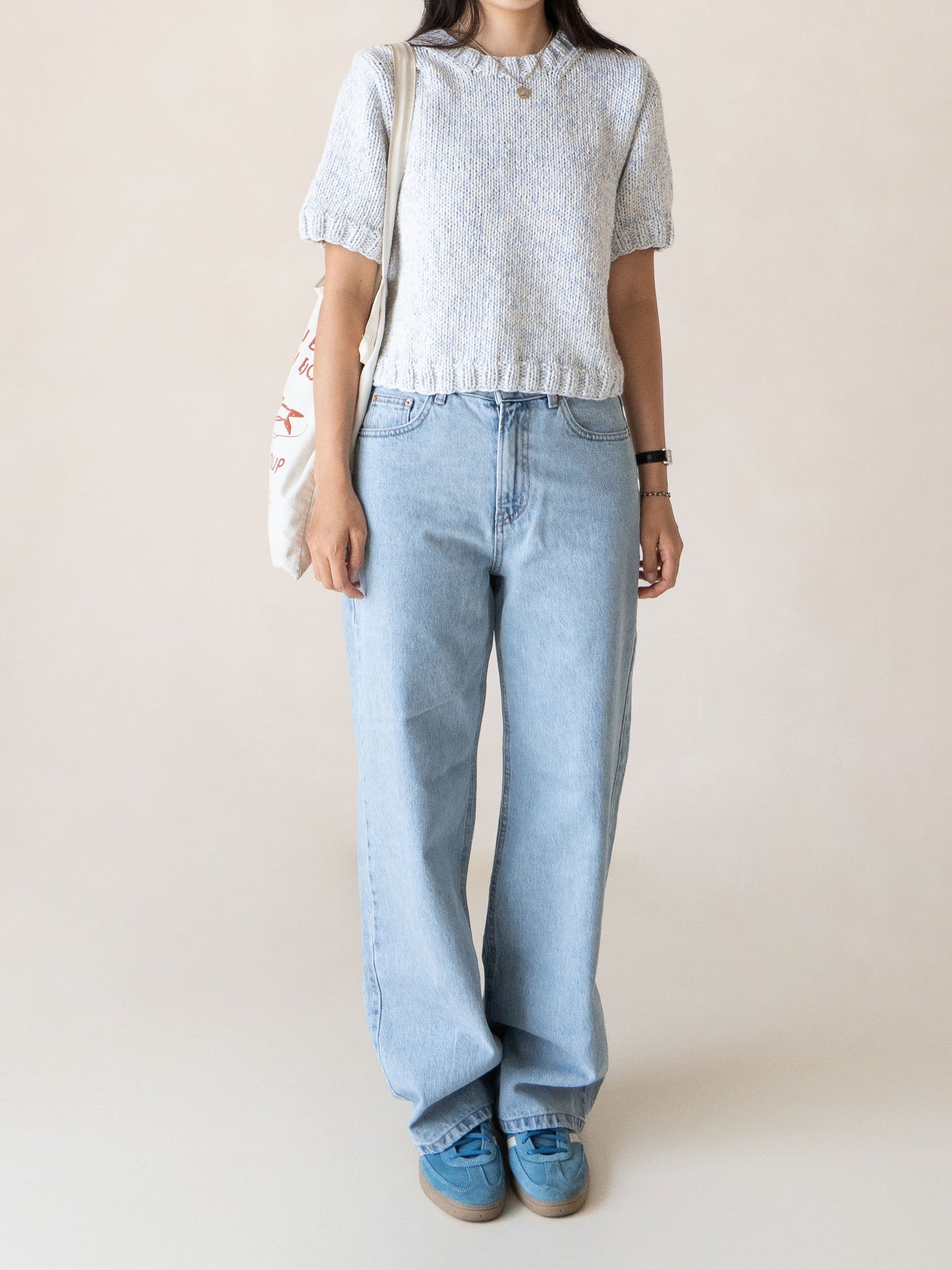 [PDF] Pebble Wool Cotton Basic Bottom-Up Sweater (ENGLISH)