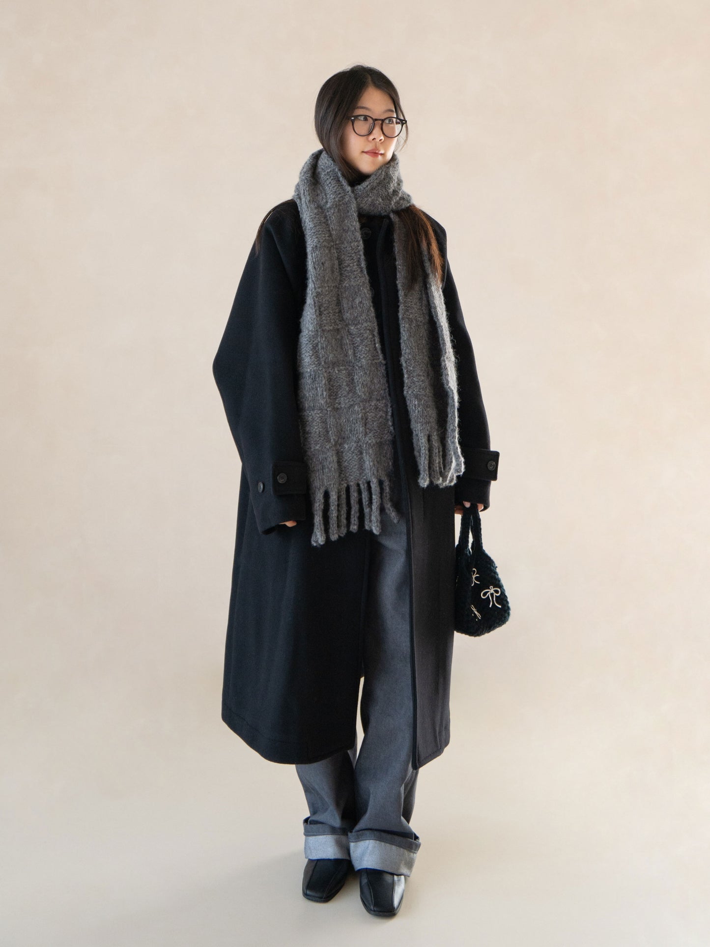 [PDF] Wool-Al-Co Chunky Check Muffler (ENGLISH)