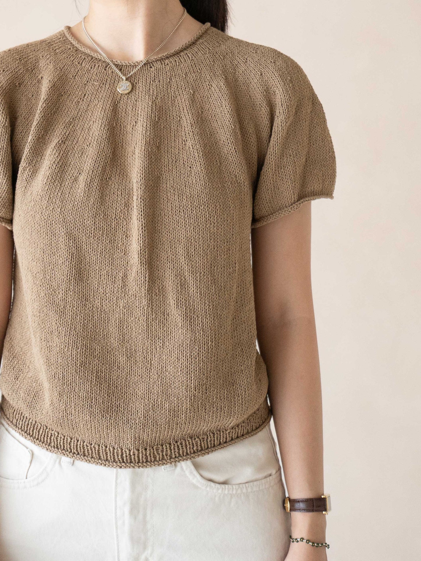 [PDF] Arclinen Walnut Top-Down Tee (ENGLISH)