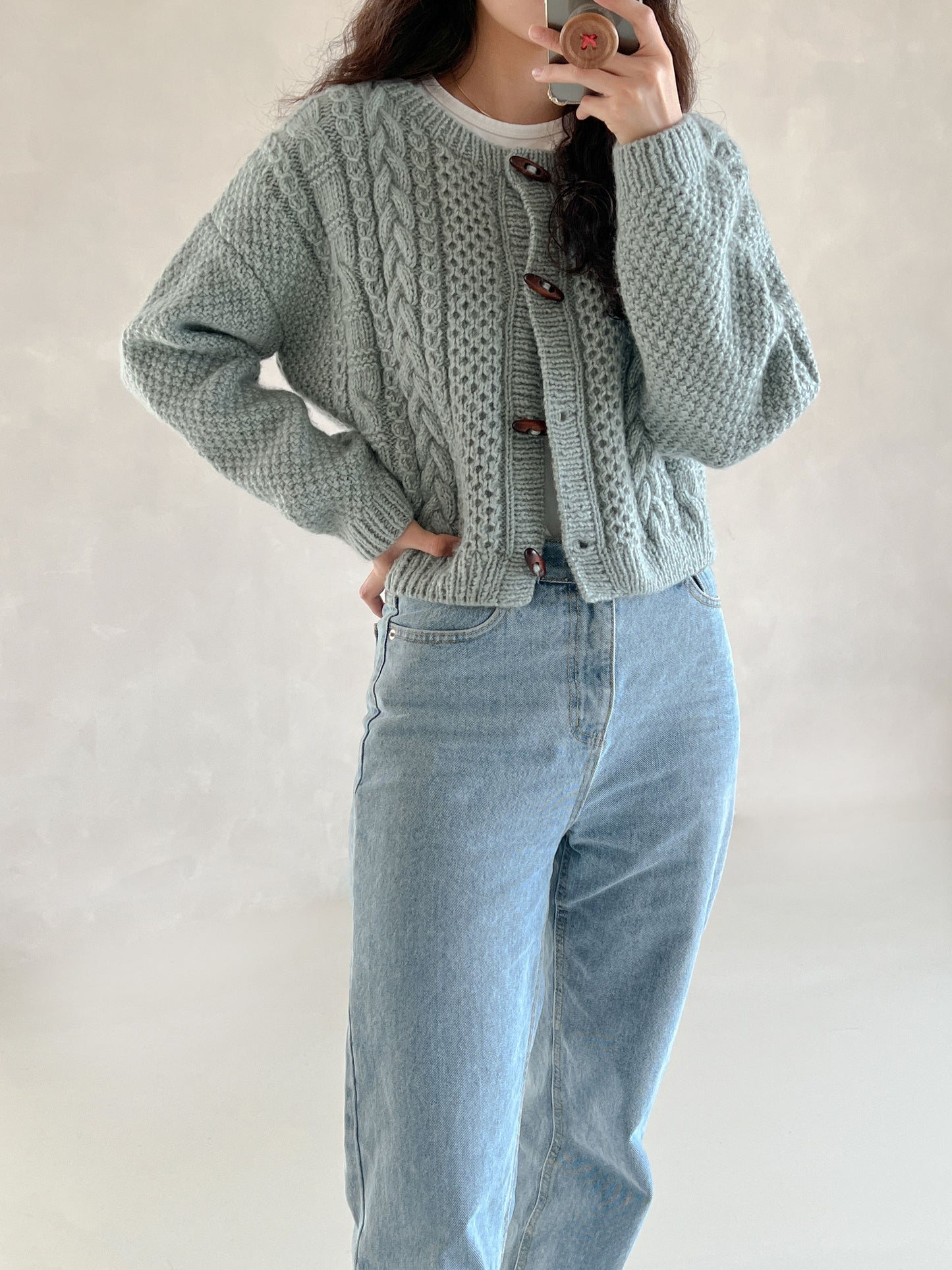 [PDF] Fairy Peanut Cable Cardigan (ENGLISH)