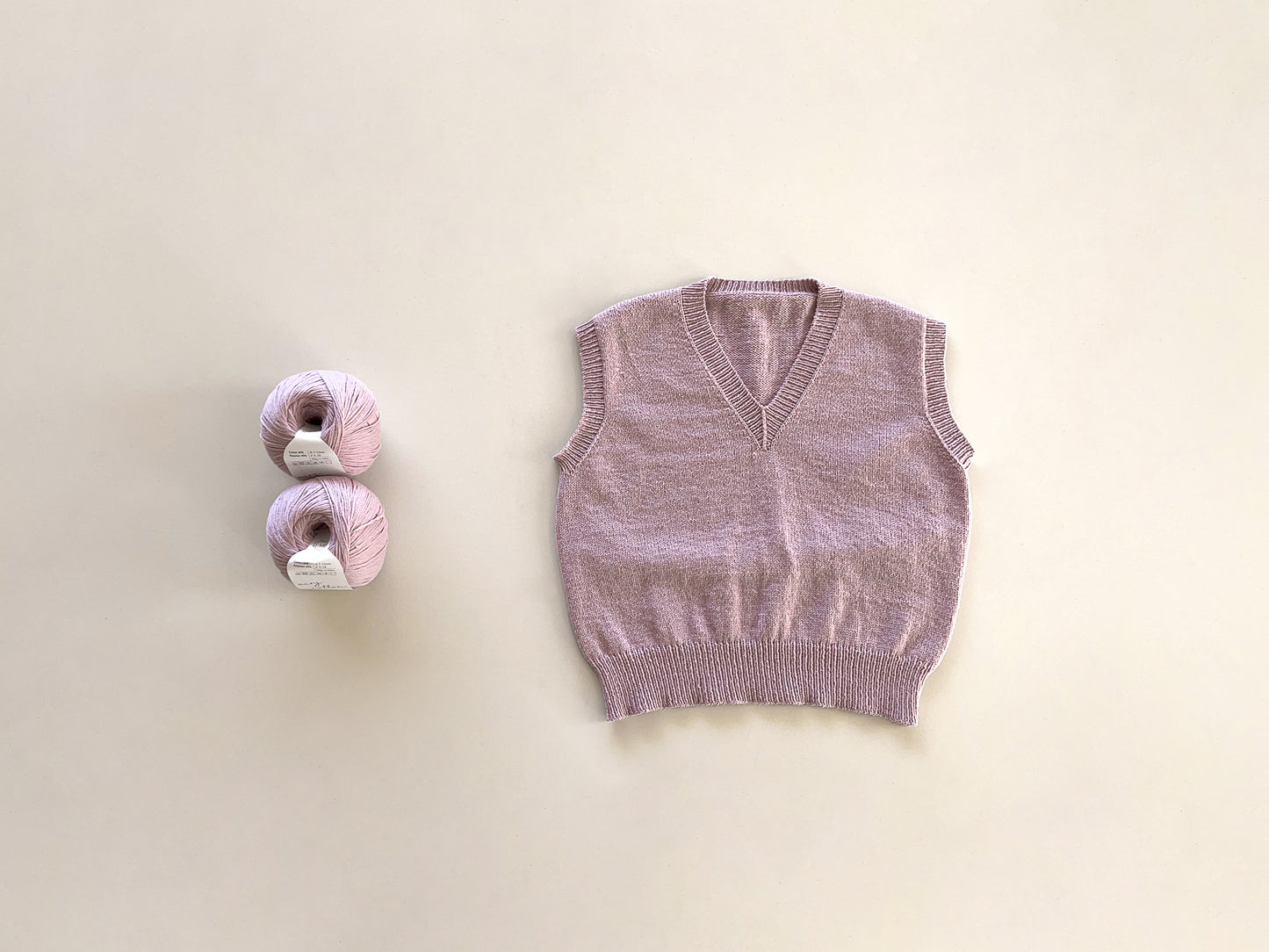 [PDF] Airy Cotton Basic V-neck Vest (ENGLISH)