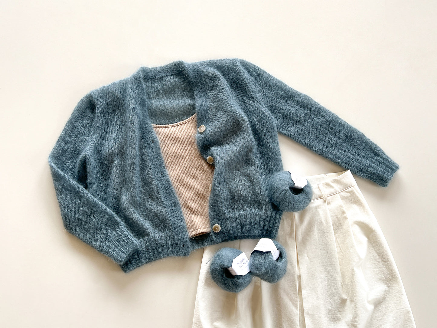 [PDF] Mulberry Silk Mohair Fog Cardigan (ENGLISH)