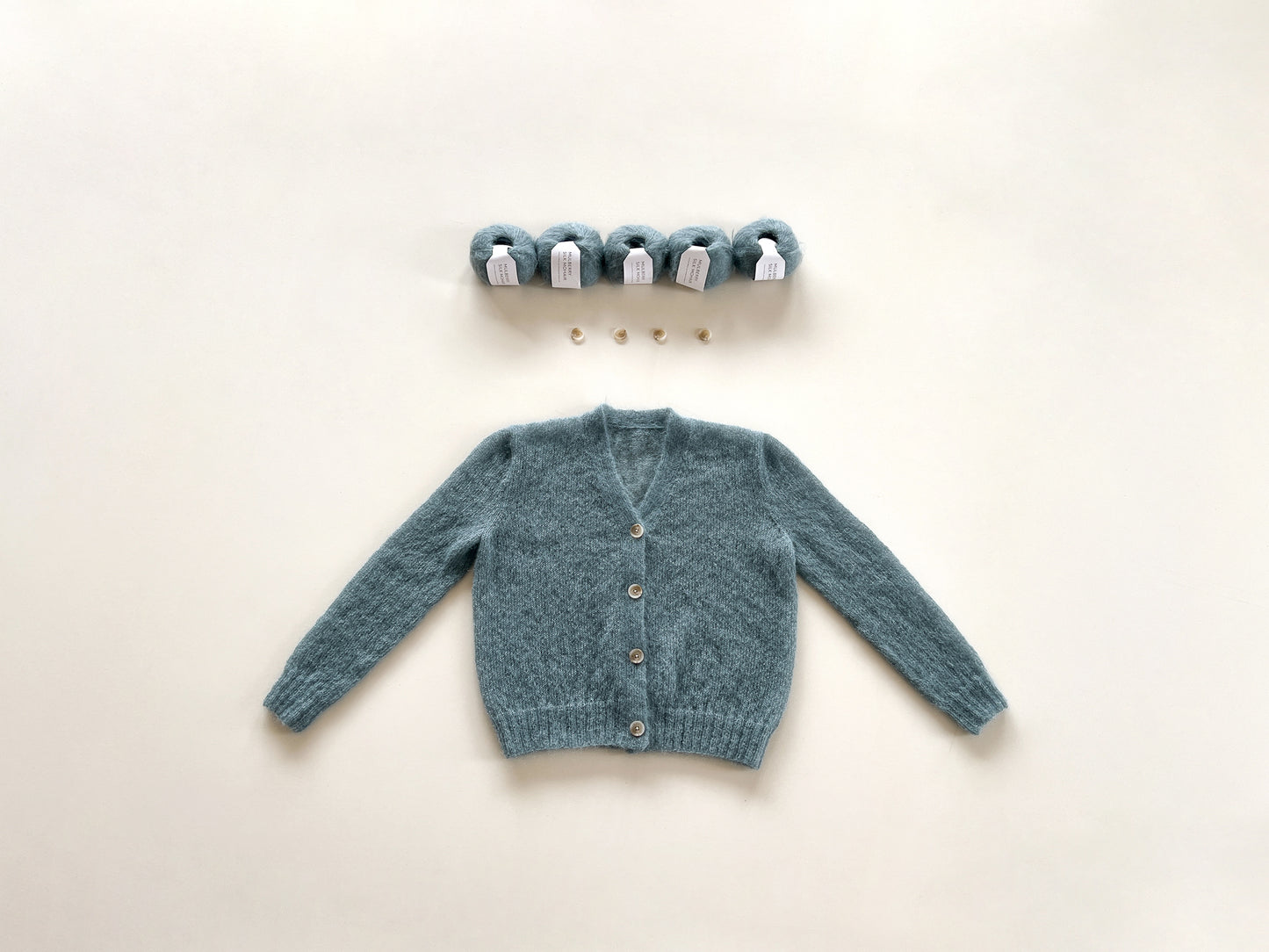 [PDF] Mulberry Silk Mohair Fog Cardigan (ENGLISH)