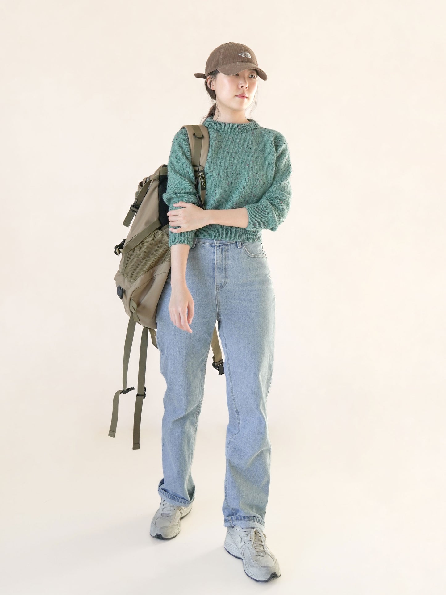 [PDF] Merino Blend DK Tweed Cropped Raglan Sweater (ENGLISH)
