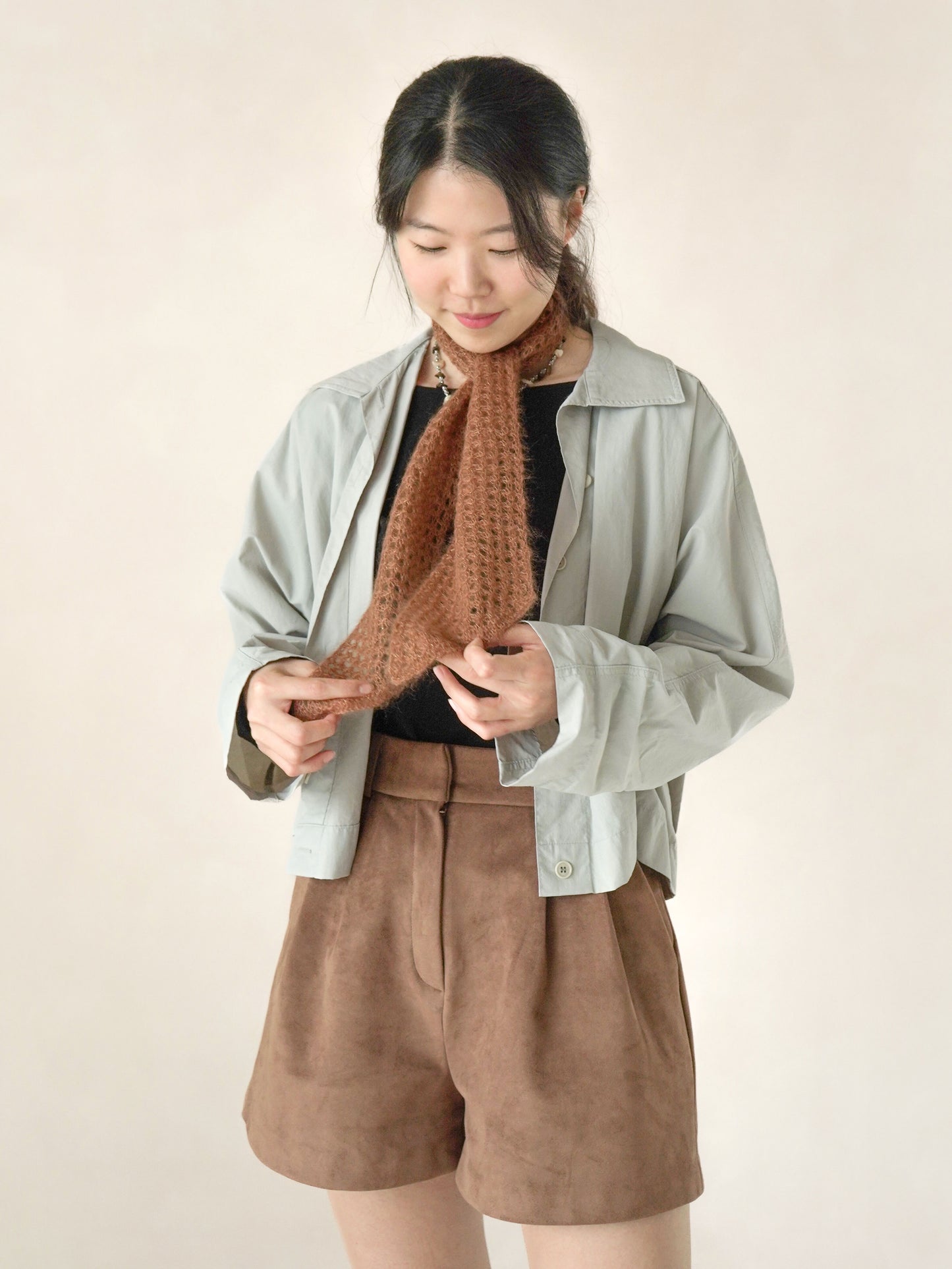 [PDF] Phil Mohair Soie Lurex Eyelet Muffler (ENGLISH)