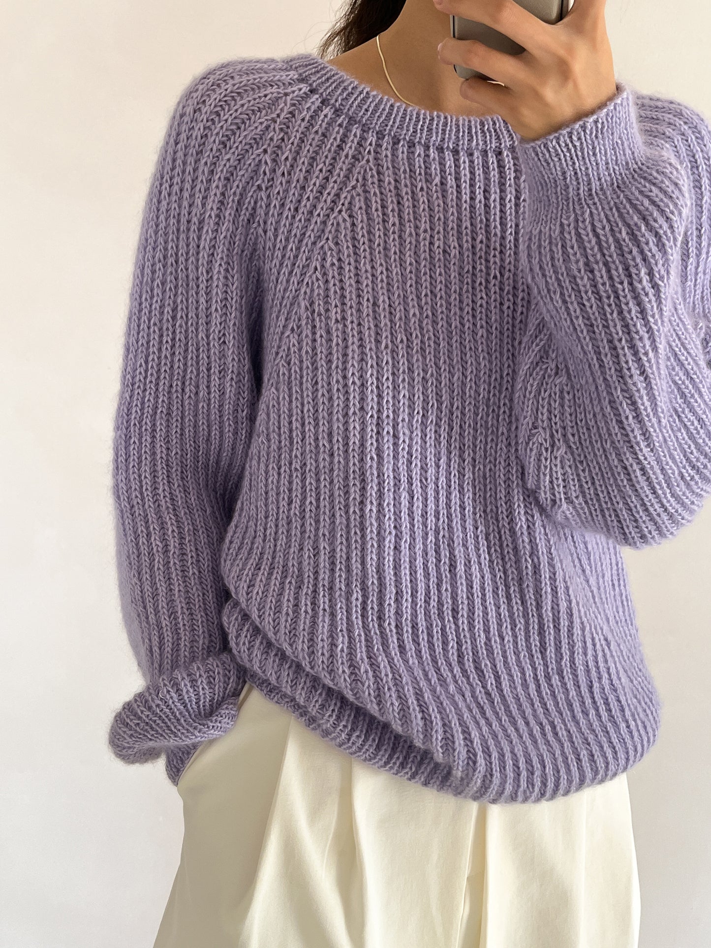 [PDF] Satin Merino Wool & Mulberry Silk Mohair Avo Brioche Sweater (ENGLISH)