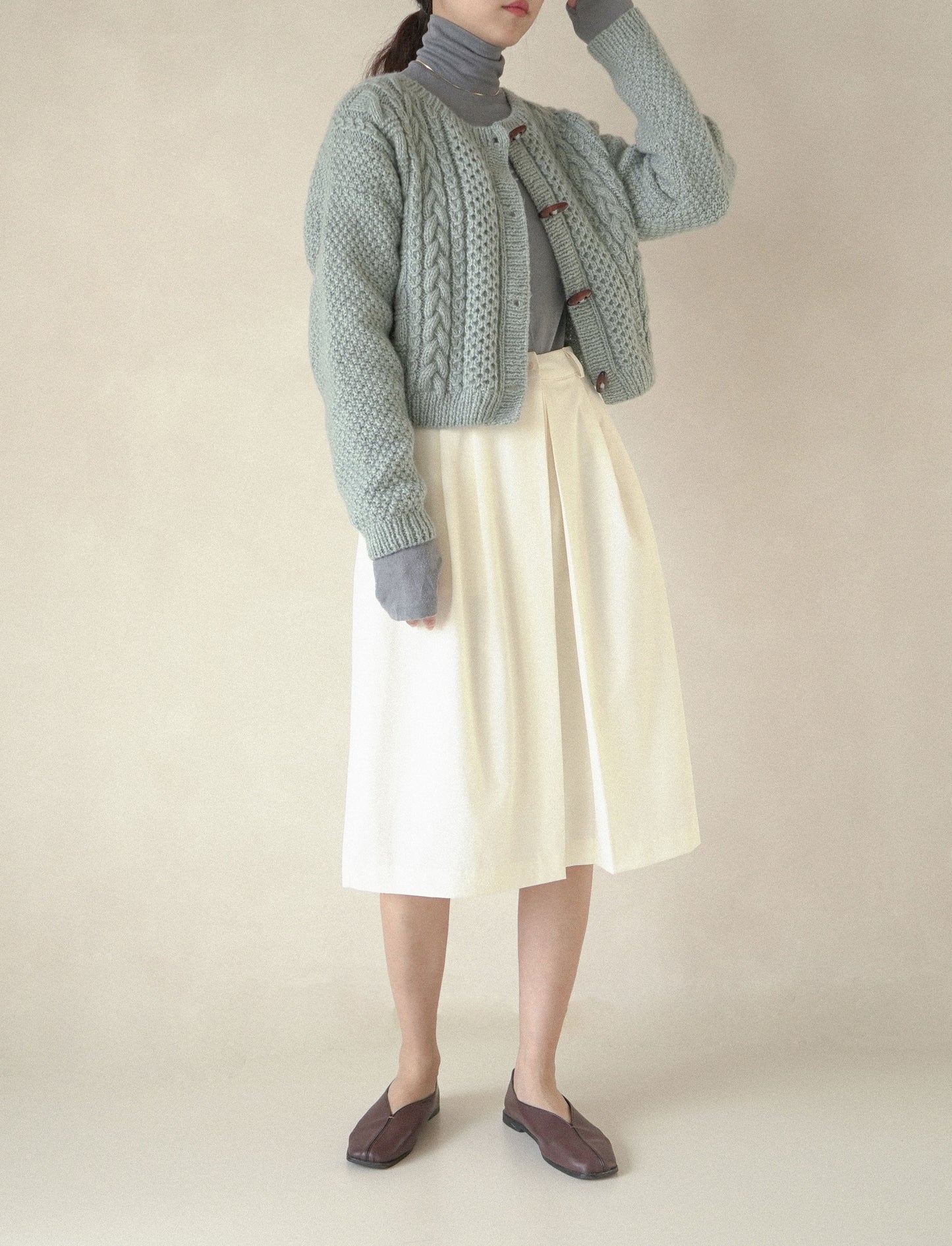 [PDF] Fairy Peanut Cable Cardigan (ENGLISH)