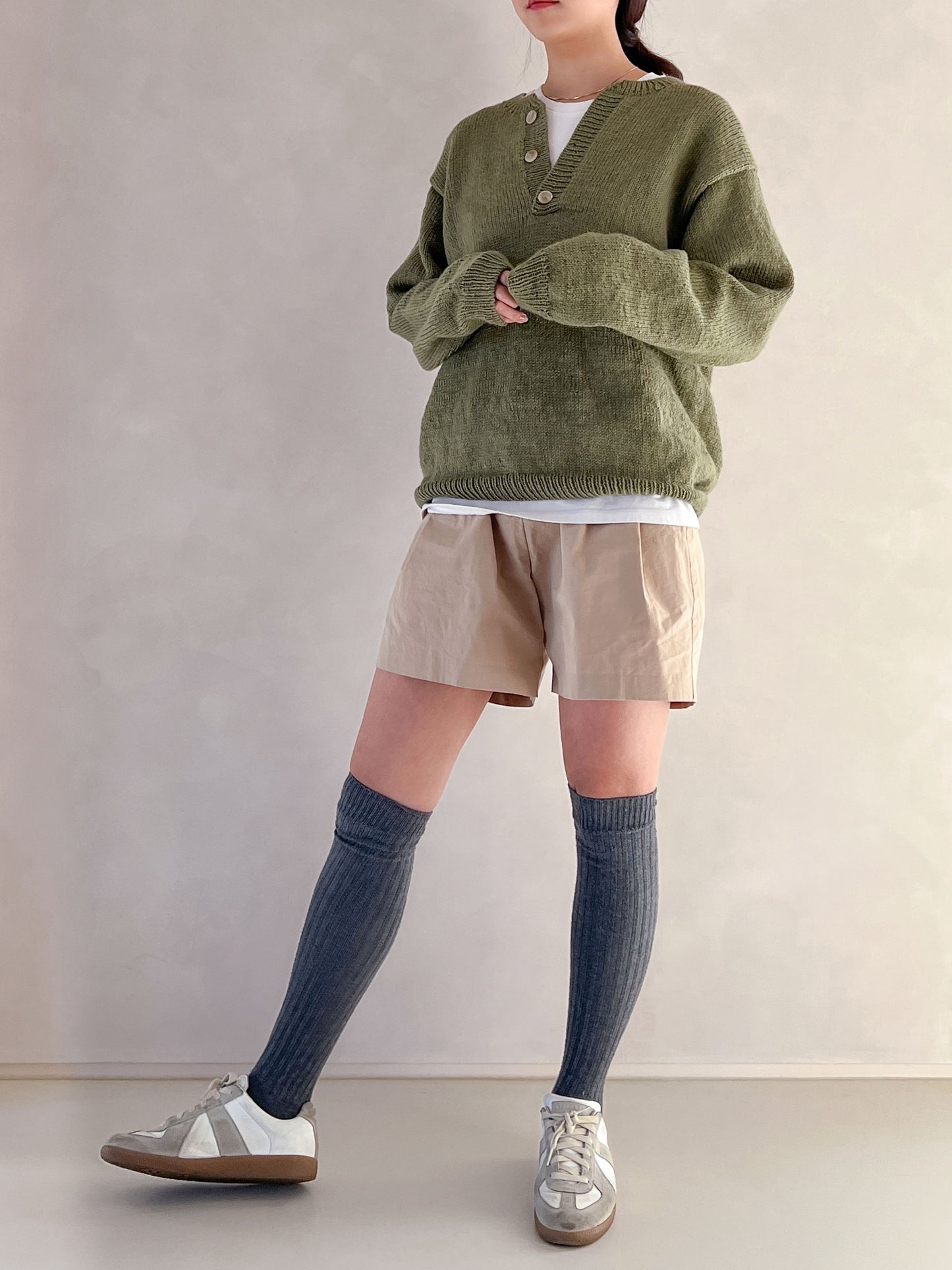 [PDF] Majestic Henley Neck Top-down Sweater (ENGLISH)