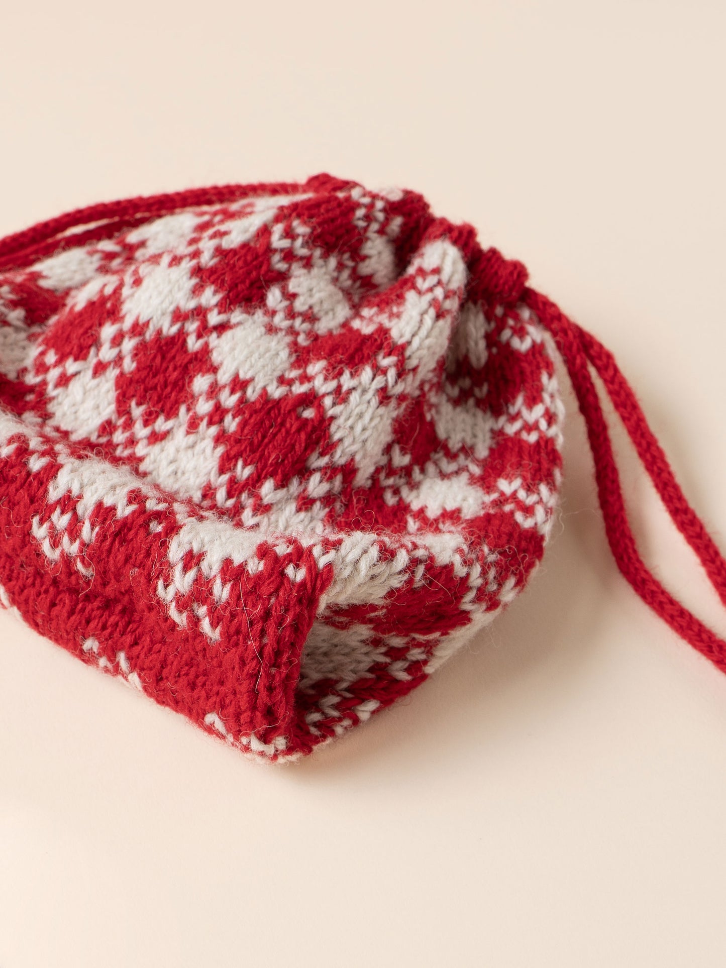 [PDF] Vintage Wool Gingham Check Drawstring Pouch (ENGLISH)
