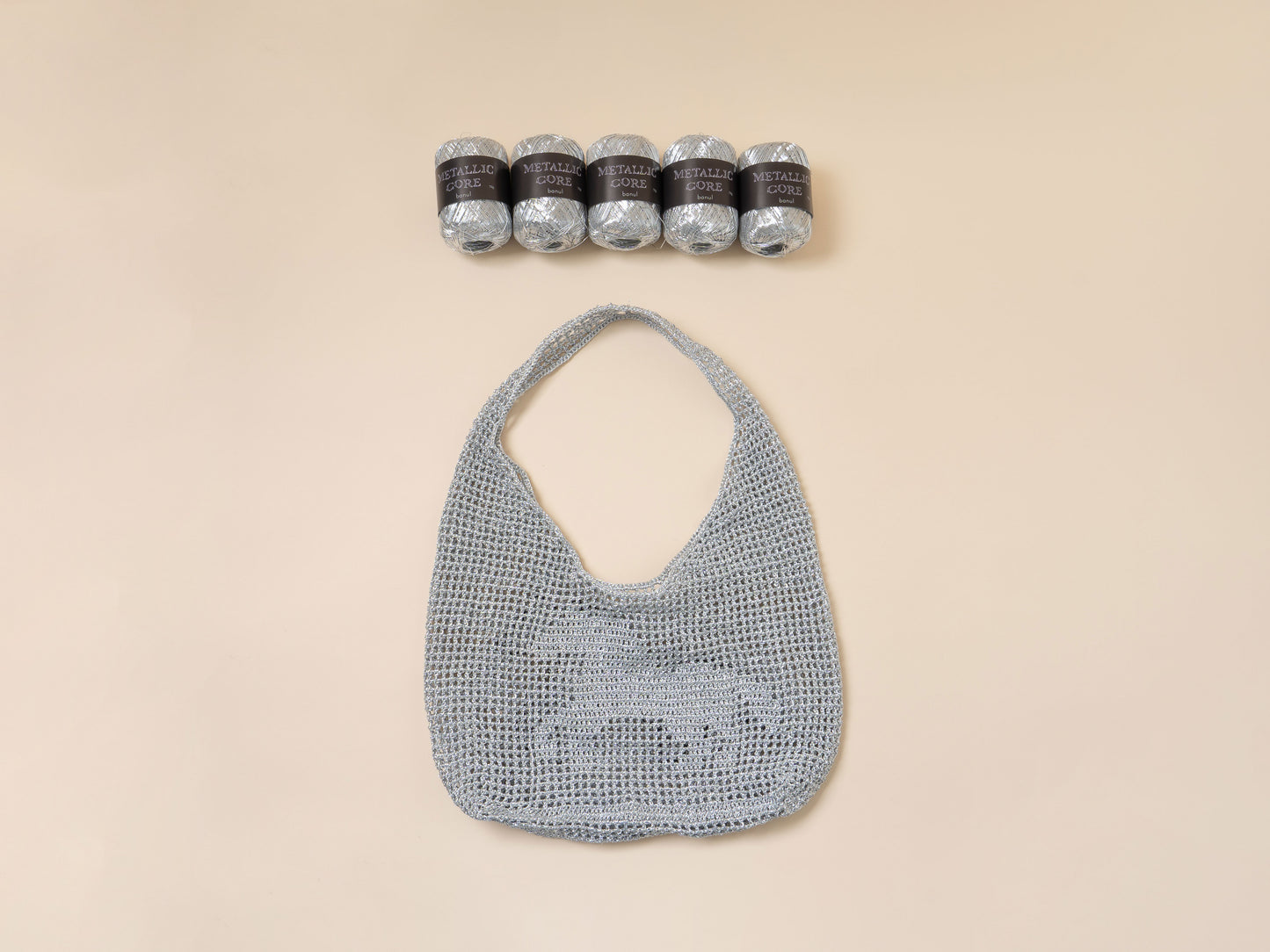 [PDF] Metallic Core Mesh Hobo Bag (Horse Chart Included) (ENGLISH)