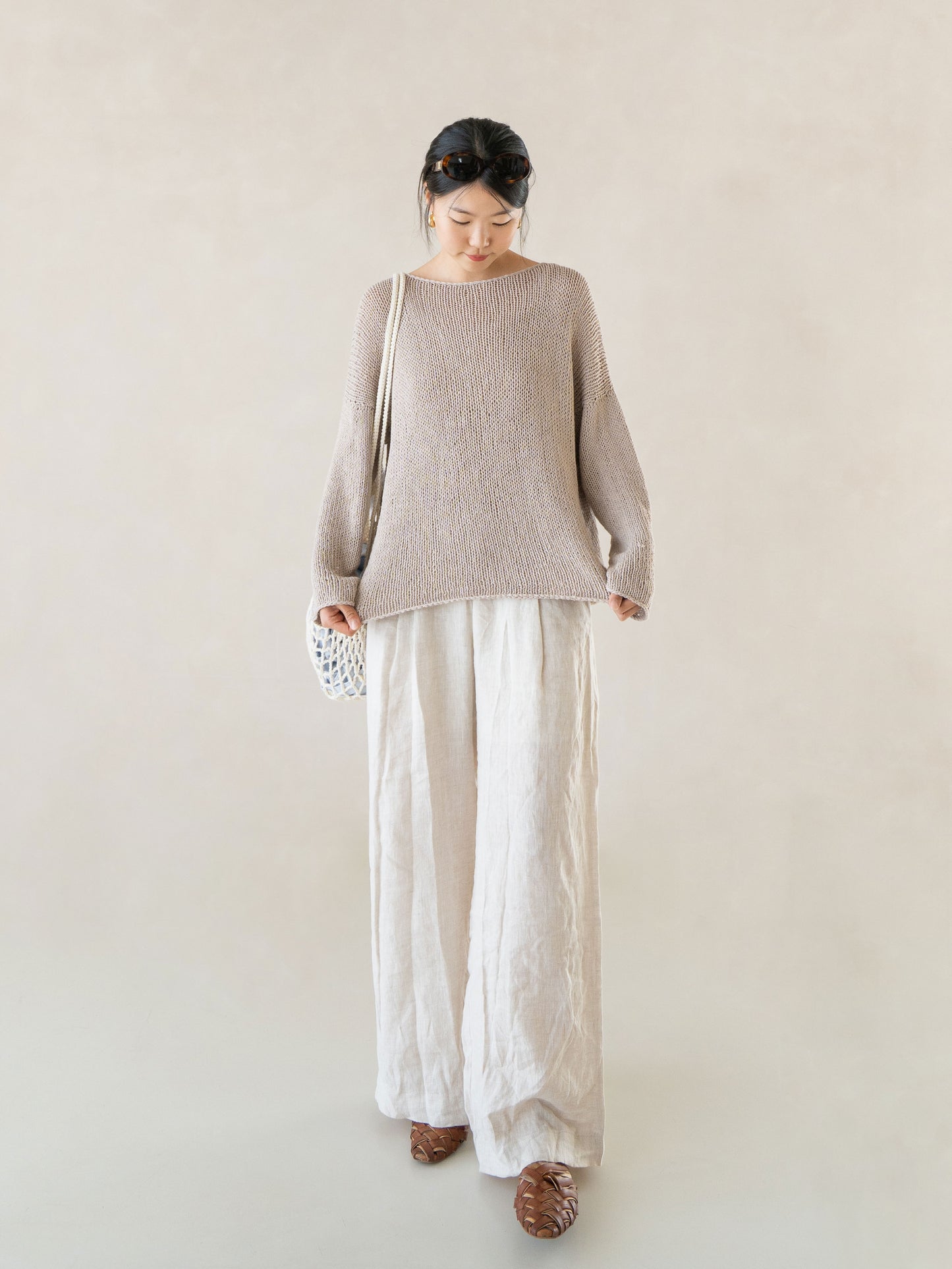 [PDF] Linendale Top-Down Gmool Sweater (ENGLISH)