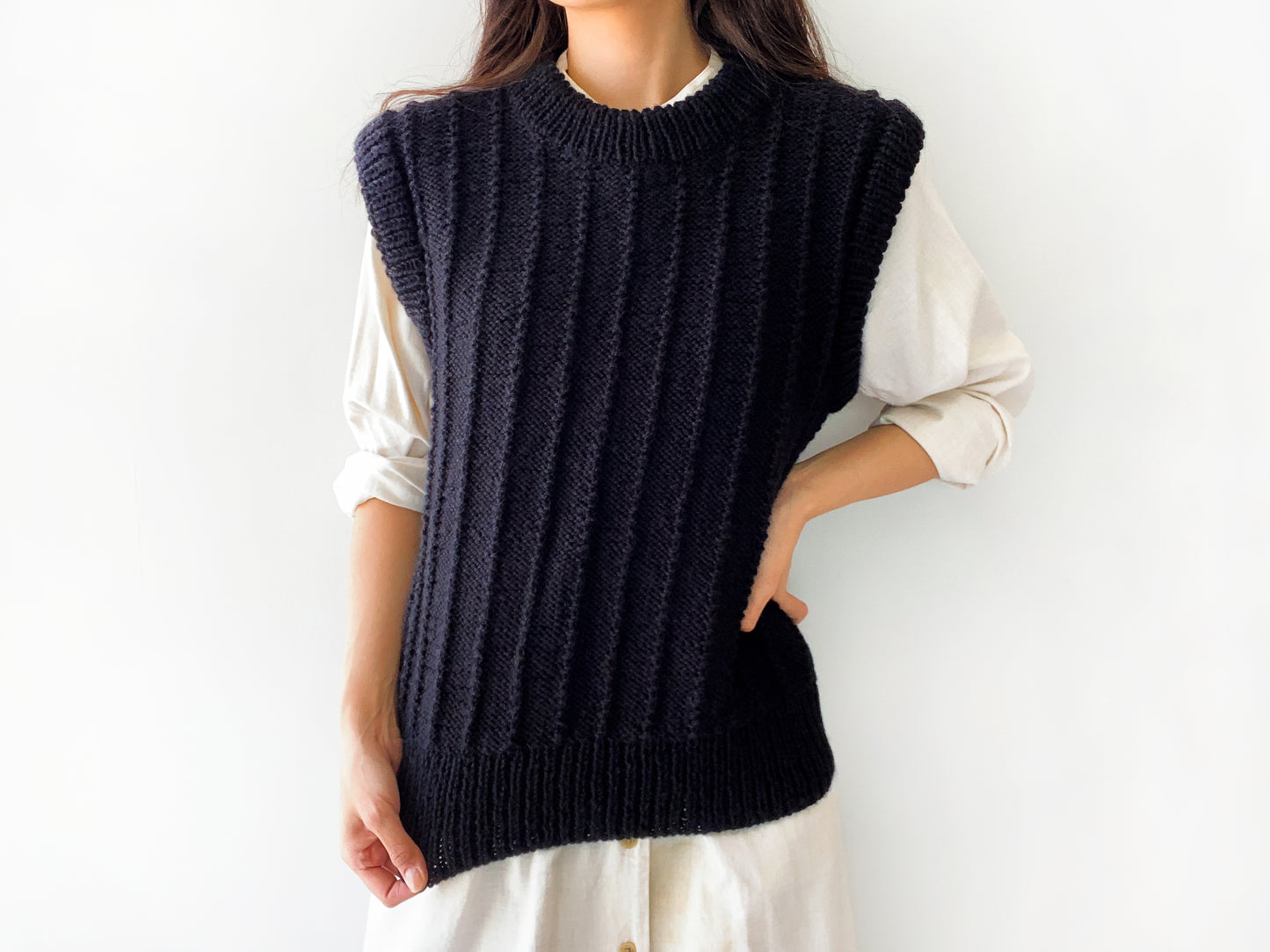 [PDF] Fashion Aran Basic Slipover (ENGLISH)