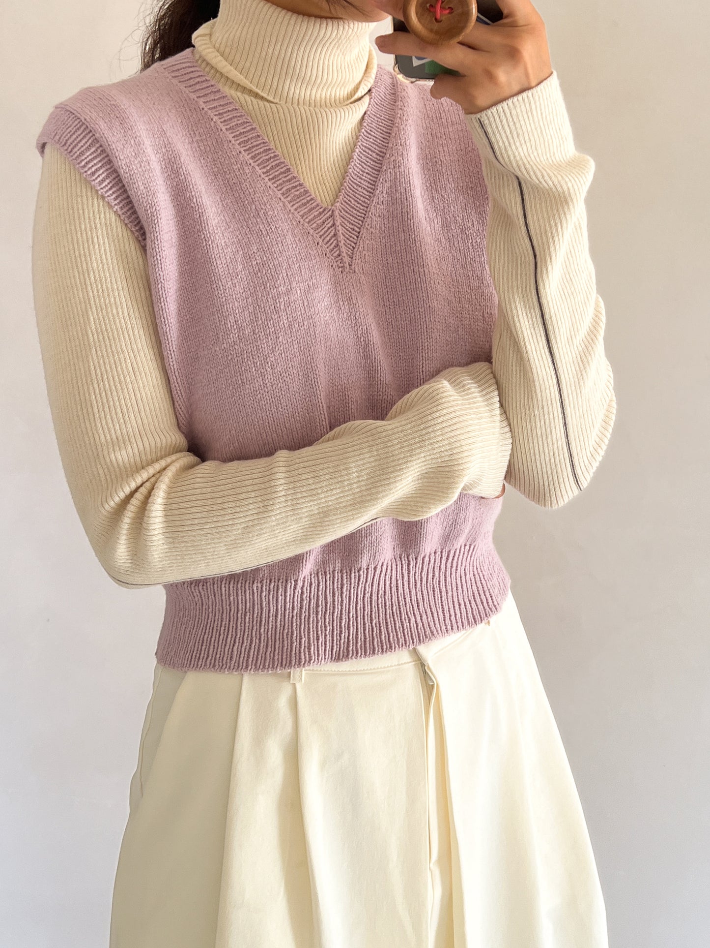 [PDF] Airy Cotton Basic V-neck Vest (ENGLISH)