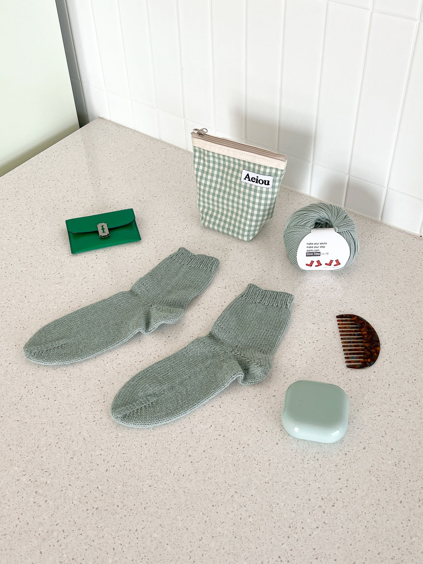 [PDF 도안] 슬로우스텝 베이직 양말 (KOREAN)