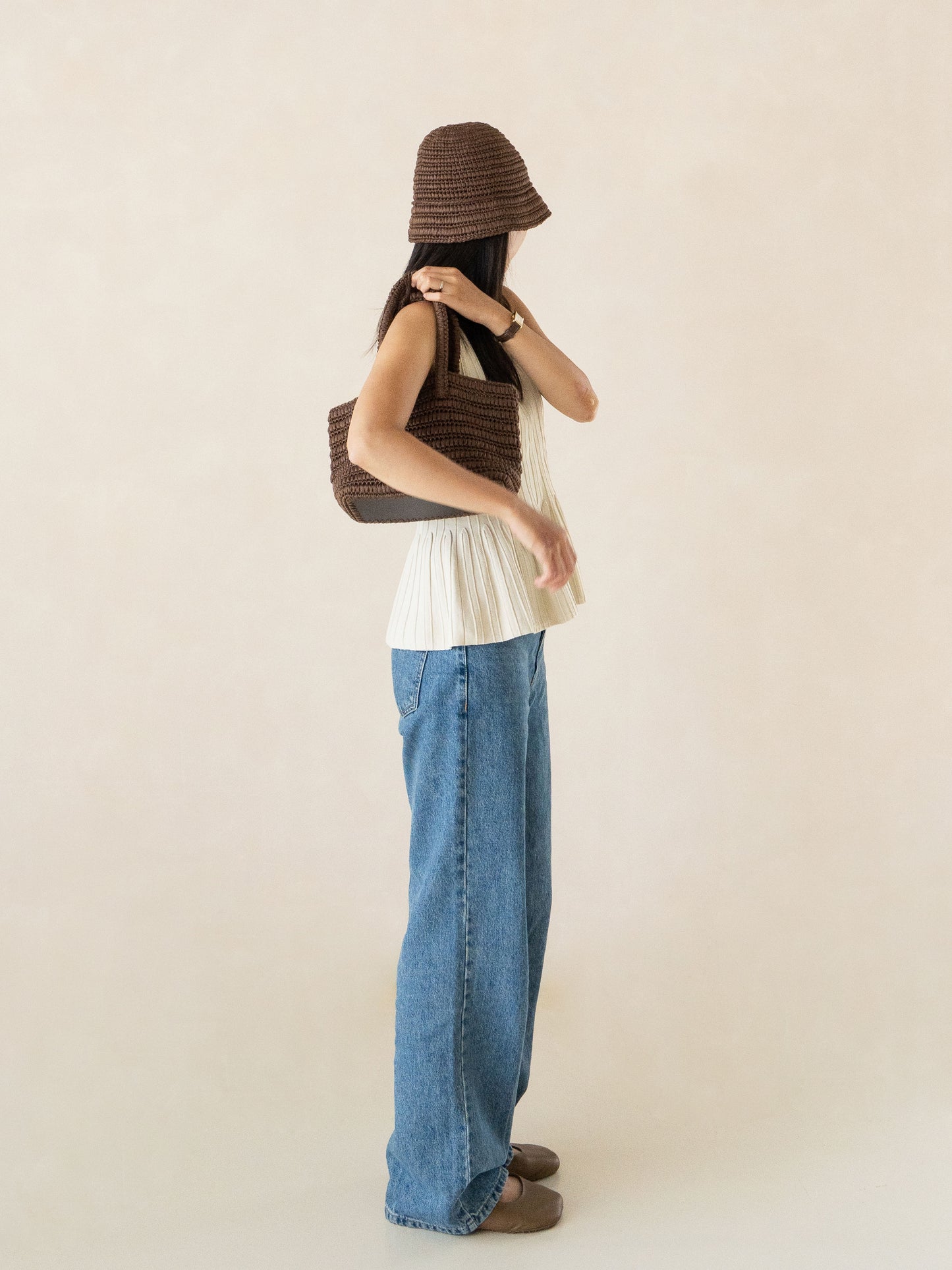 [PDF] Cupro Raffia Woven Bucket Hat (ENGLISH)