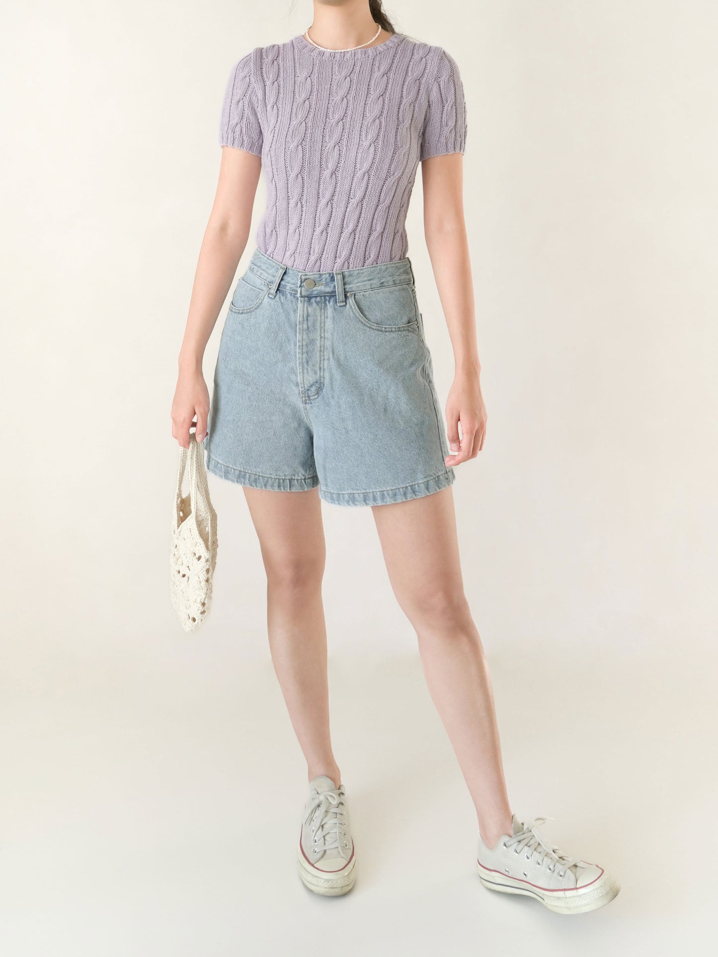 [PDF] Vegetable Cable Short-Sleeve Bottom-up Sweater (ENGLISH)