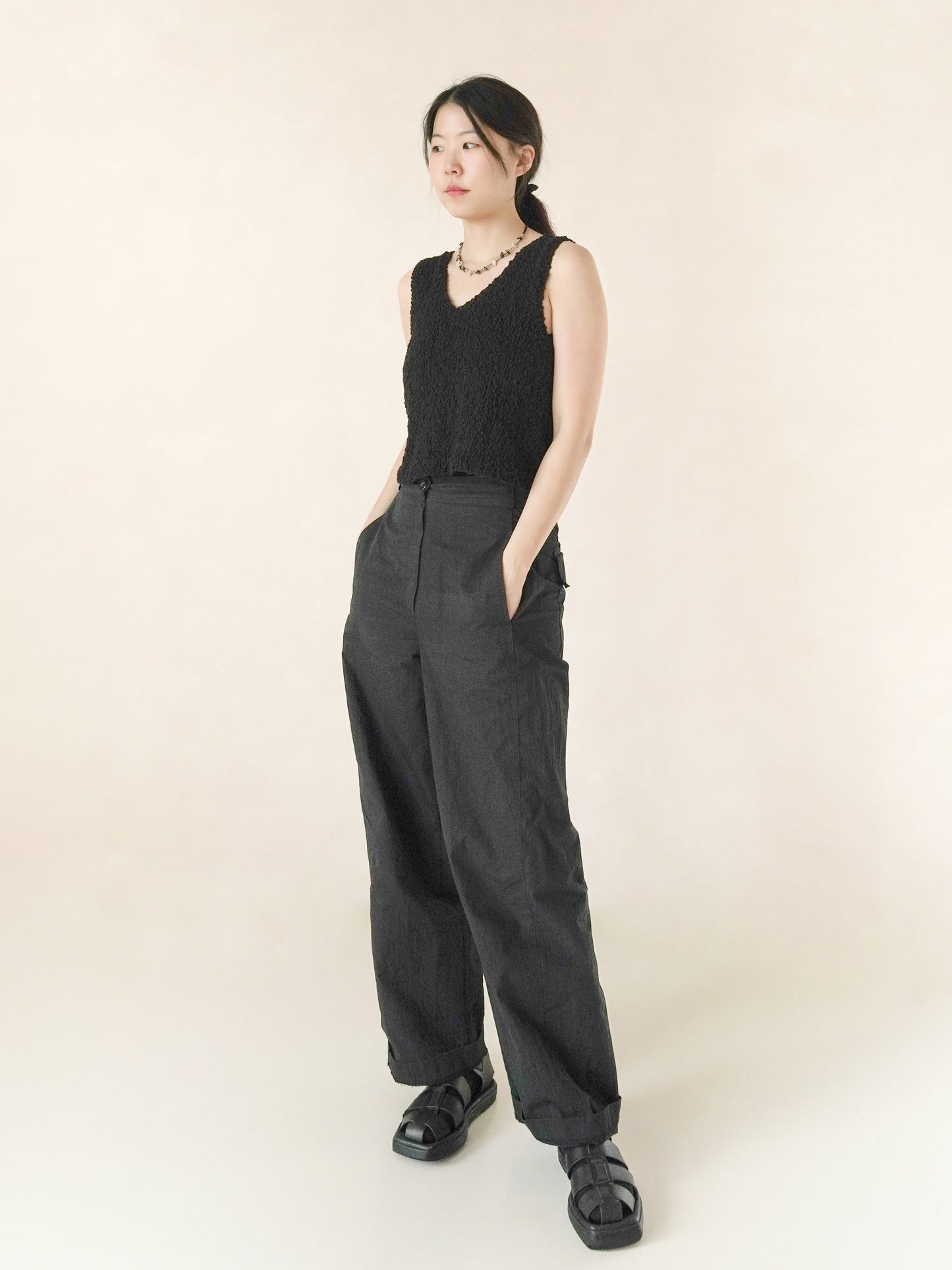[PDF] Cotton Slub Summer V-neck Sleeveless (ENGLISH)