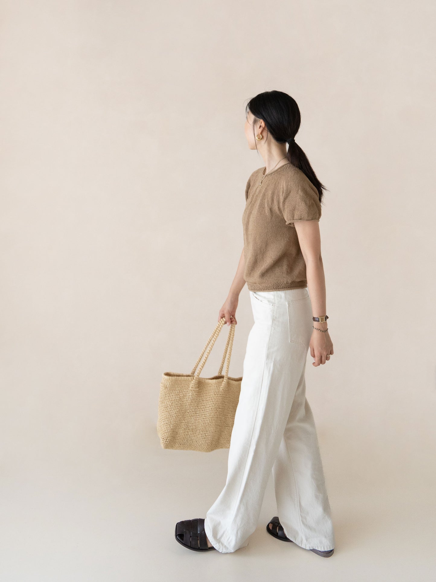 [PDF] Arclinen Walnut Top-Down Tee (ENGLISH)