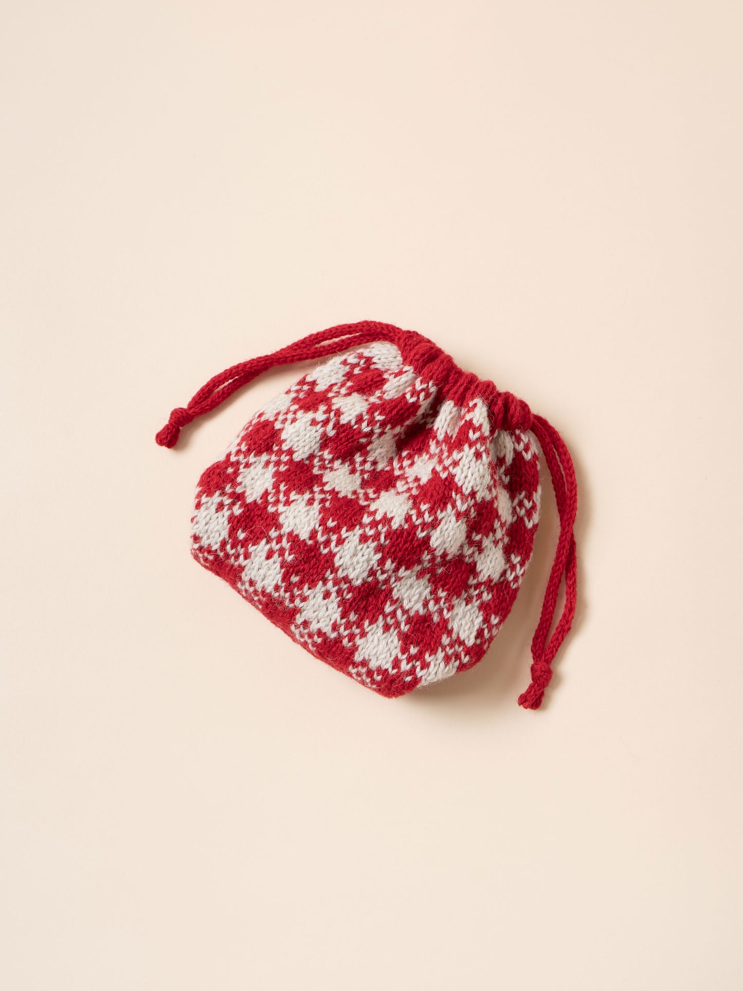 [PDF] Vintage Wool Gingham Check Drawstring Pouch (ENGLISH)