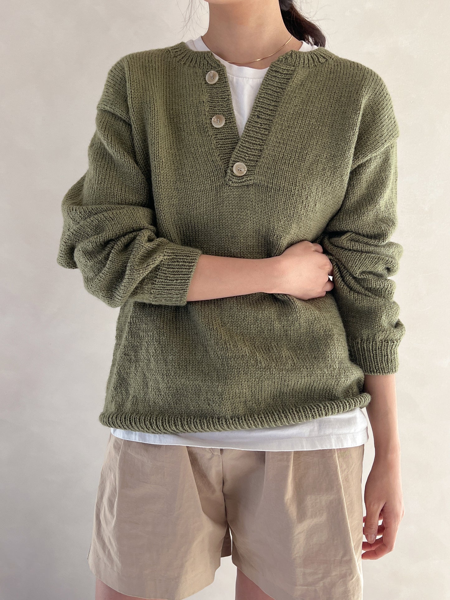 [PDF] Majestic Henley Neck Top-down Sweater (ENGLISH)