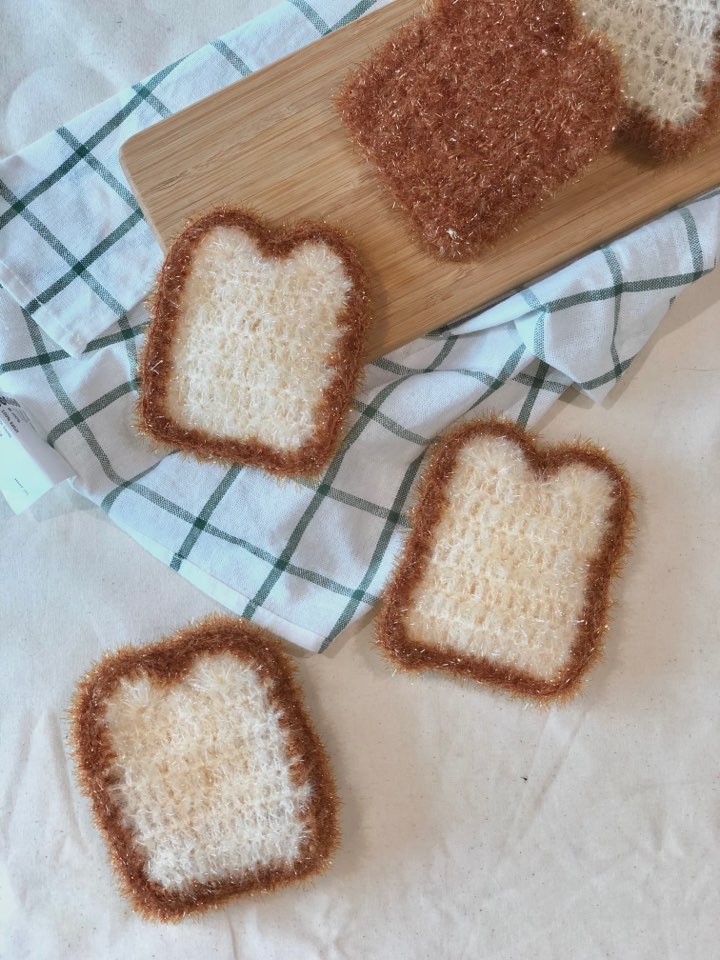 [PDF 도안] 하이버블 식빵 수세미 (KOREAN)