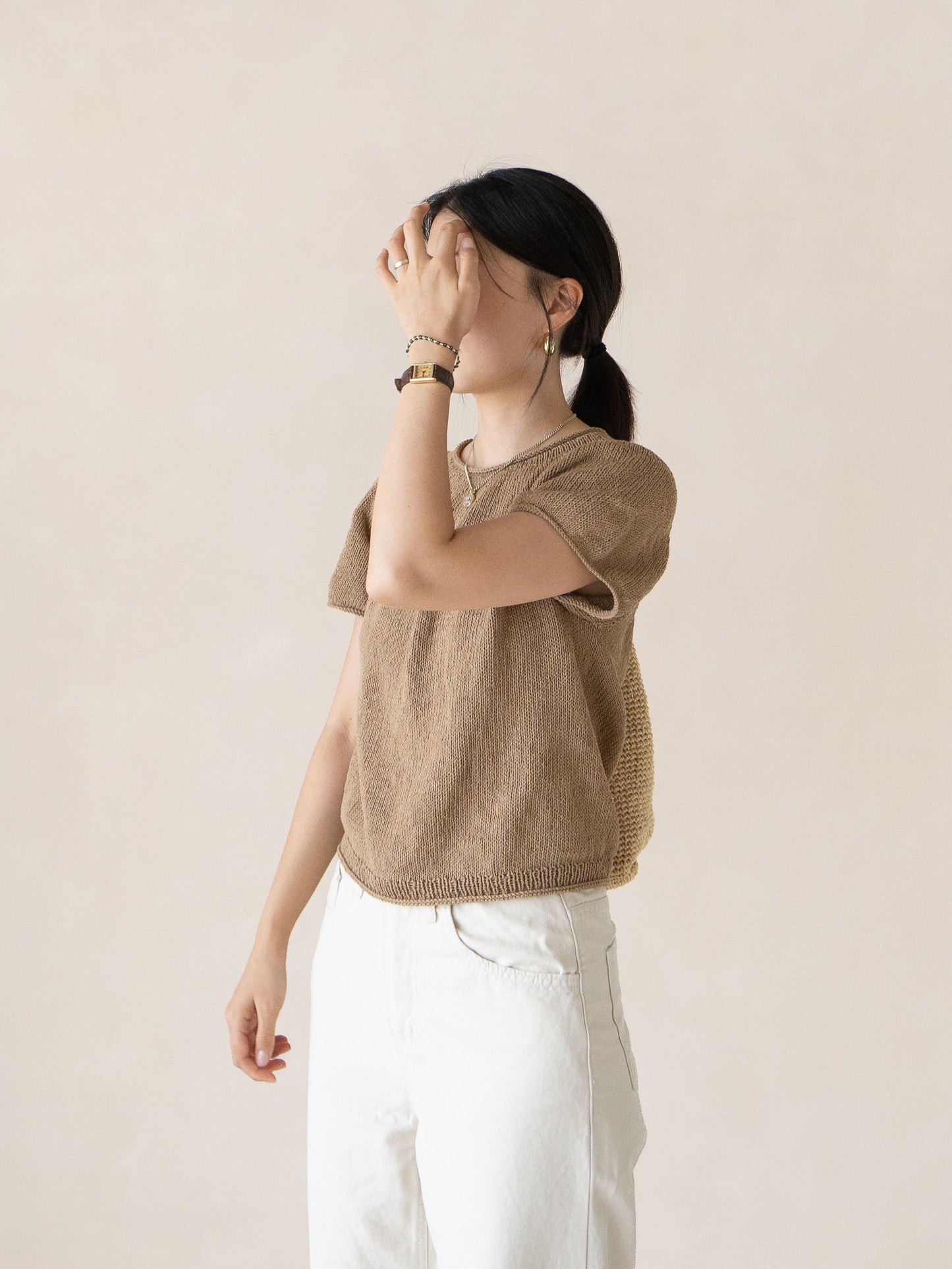[PDF] Arclinen Walnut Top-Down Tee (ENGLISH)