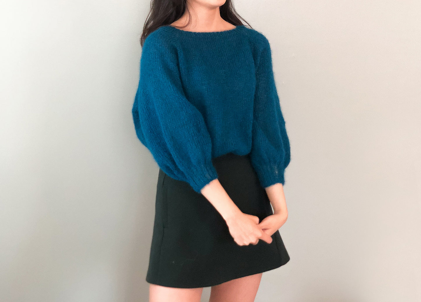 [PDF] Satin Alpaca Mohair Balloon Top-down (ENGLISH)