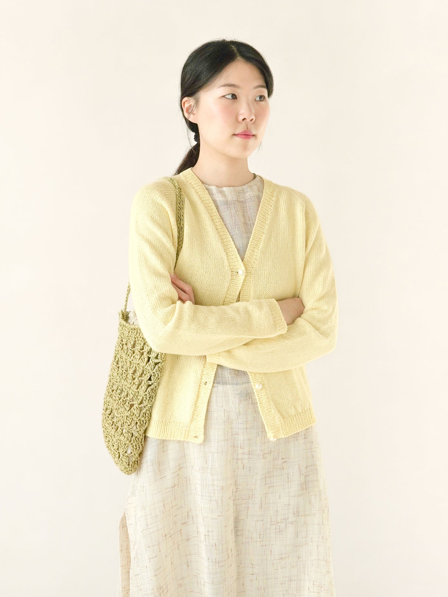 [PDF] Vegetable V-neck Cardigan (ENGLISH)