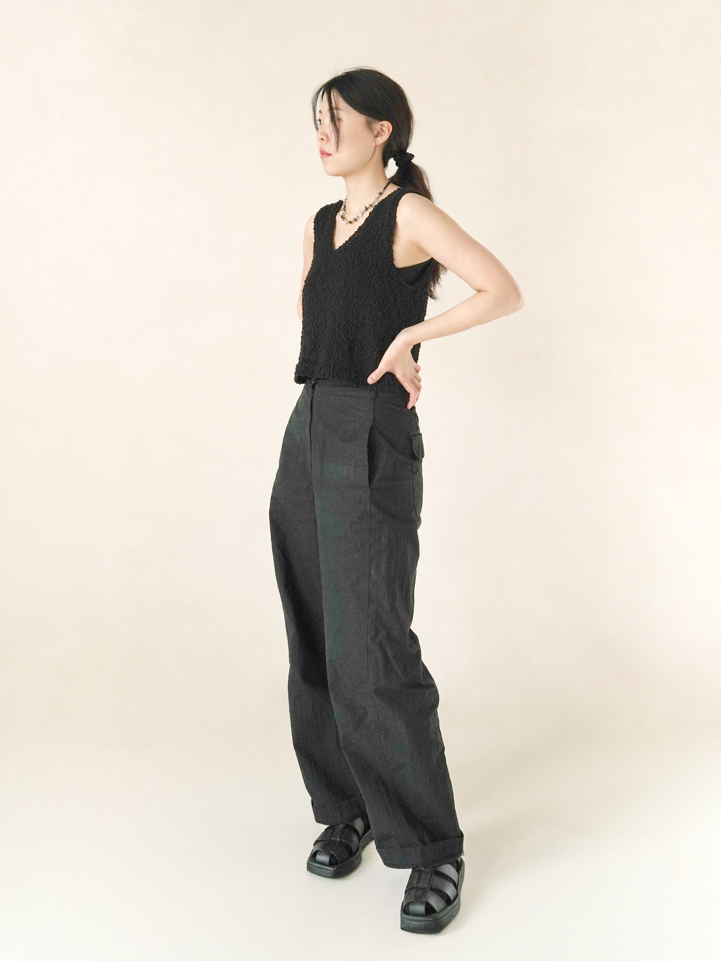 [PDF] Cotton Slub Summer V-neck Sleeveless (ENGLISH)