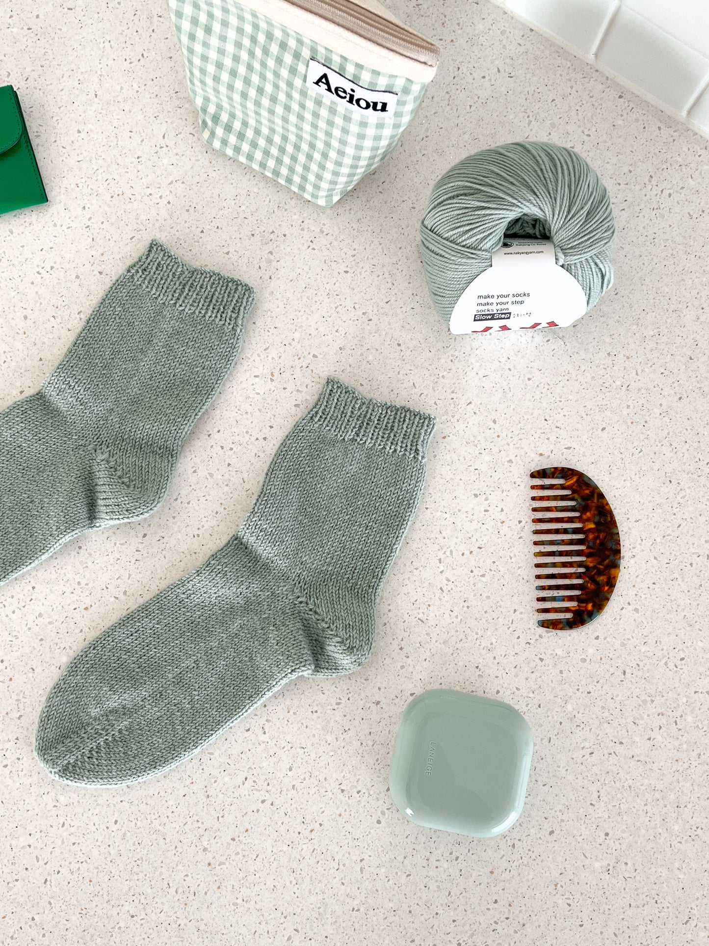 [PDF 도안] 슬로우스텝 베이직 양말 (KOREAN)