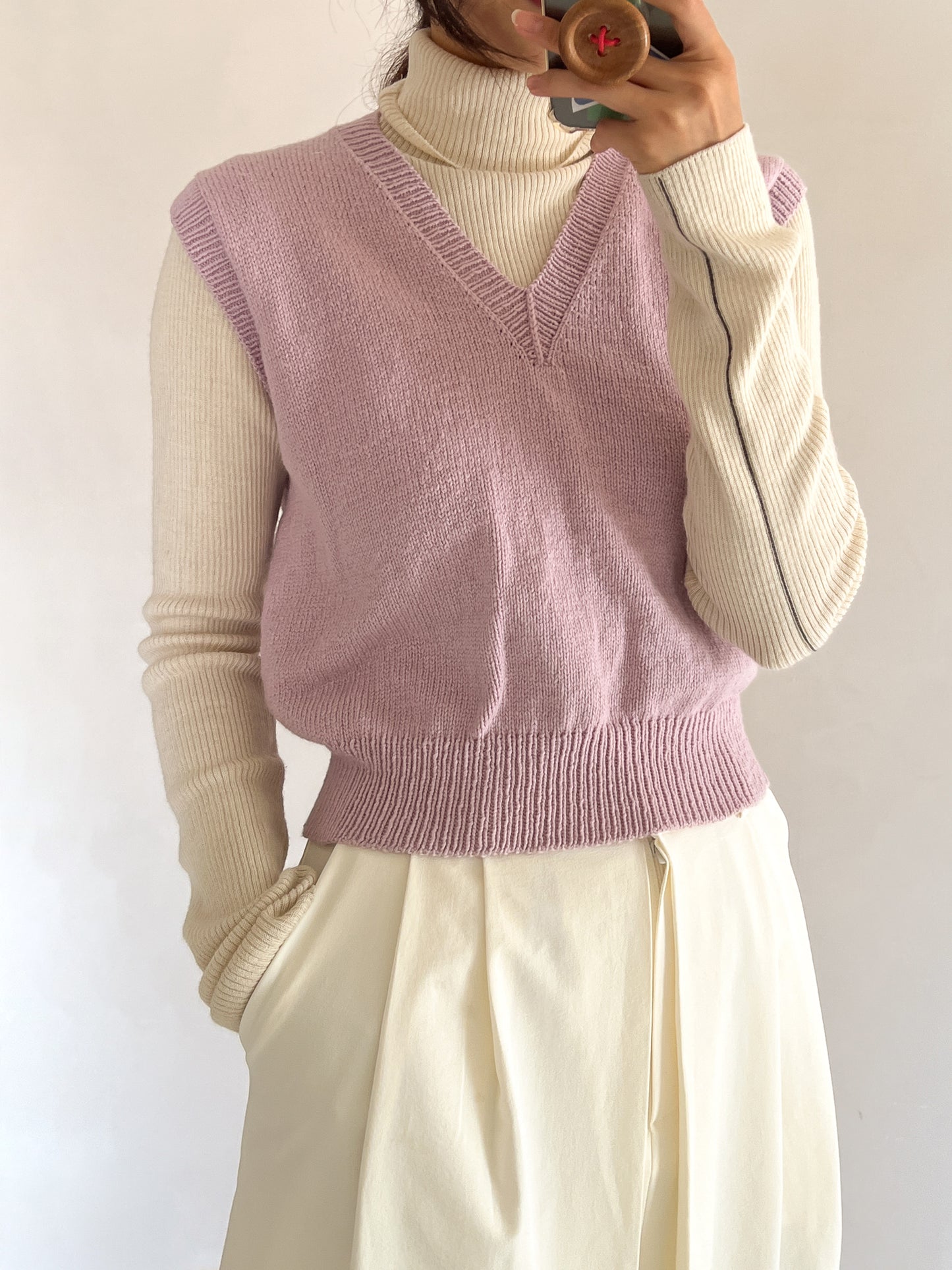 [PDF] Airy Cotton Basic V-neck Vest (ENGLISH)