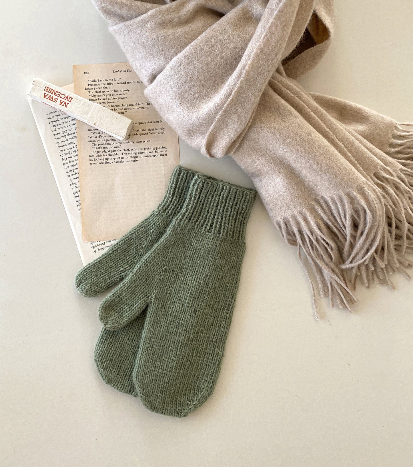 [PDF 도안] 솔로 캐시미어 손모아 장갑 (KOREAN)